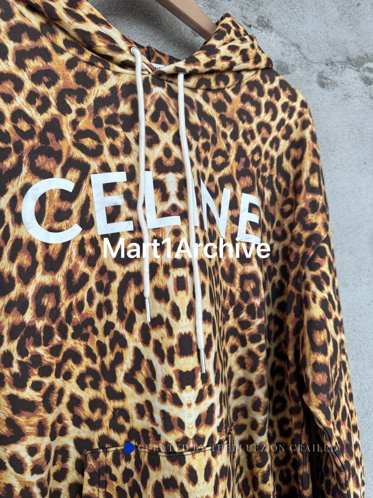 Celine Leopard Print Hoodie - Multi, XL Size US XL / EU 56 / 4 - 4 Thumbnail