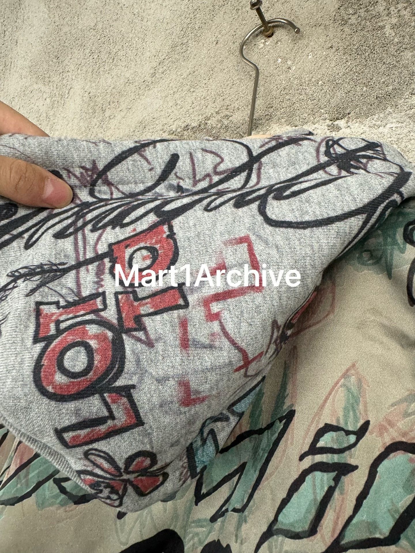 Mowalola Multi Graffiti Print Hooded Bomber Jacket S Size US S / EU 44-46 / 1 - 5 Thumbnail