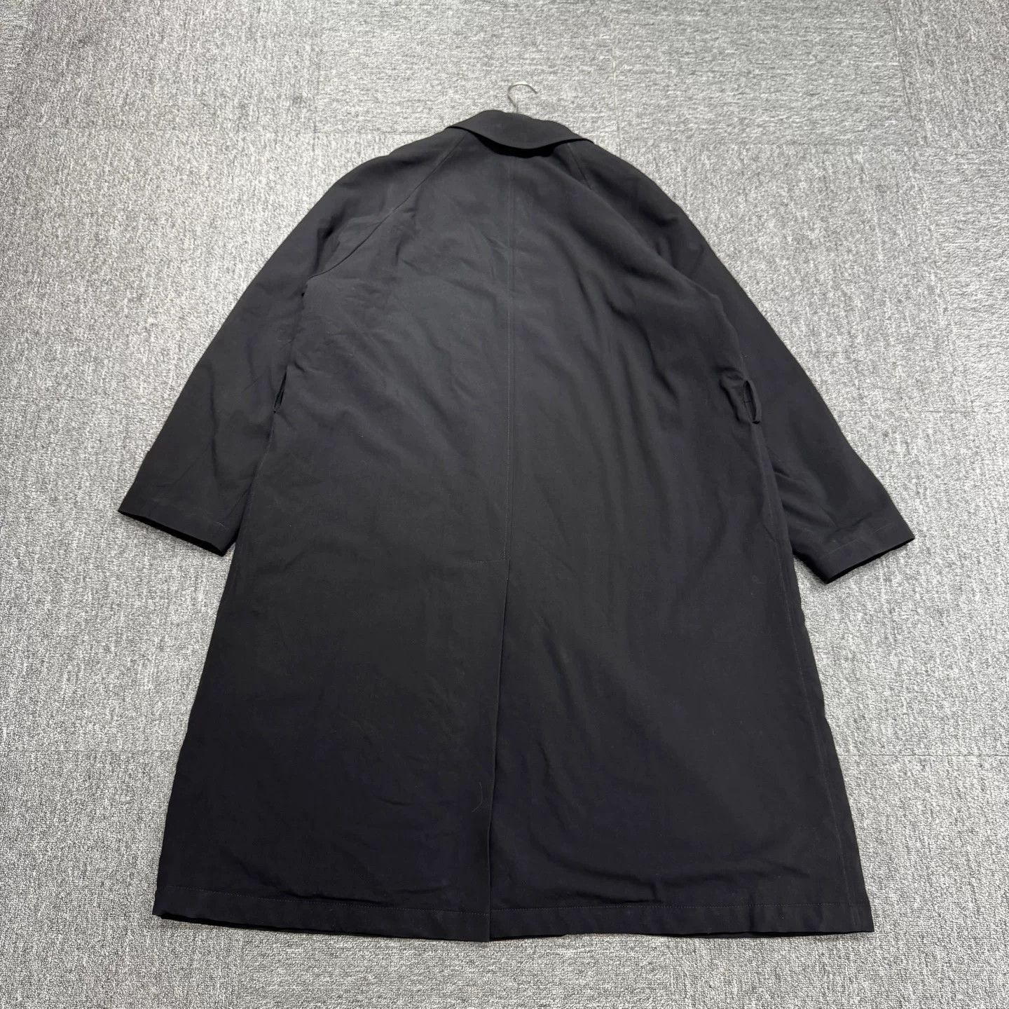Giorgio Armani Black Long Button-Front Coat Size L Size US L / EU 52-54 / 3 - 7 Thumbnail