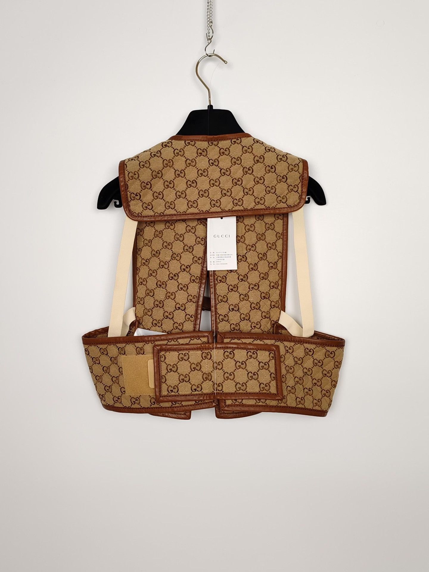 Gucci Beige Patterned Buckle-Front Vest Size US M / EU 48-50 / 2 - 3 Thumbnail