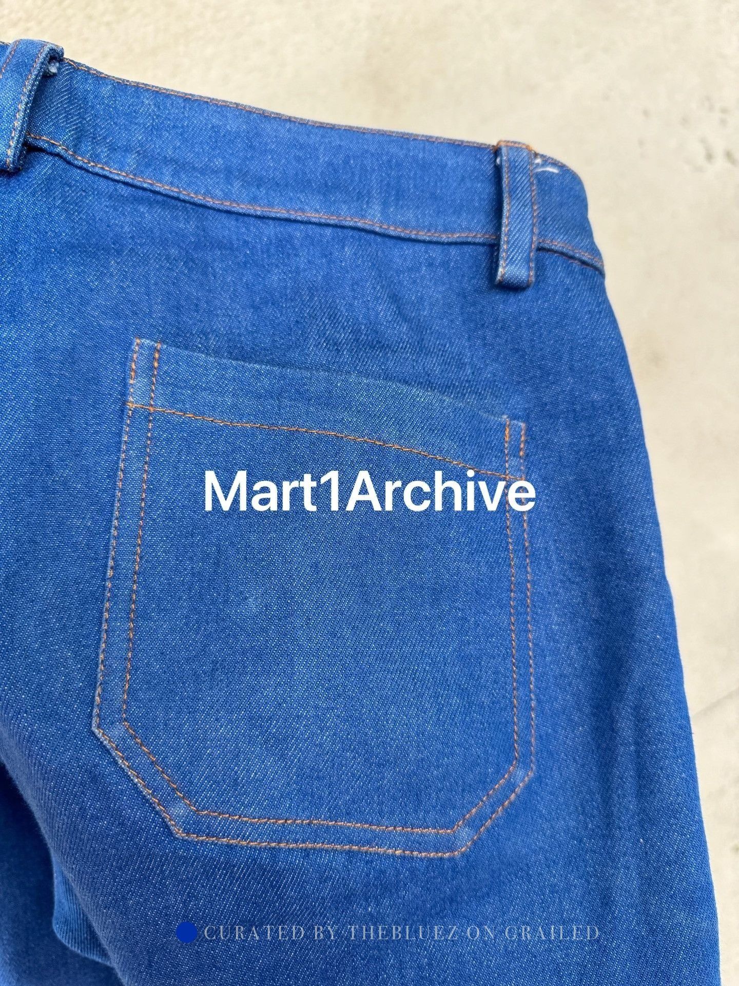 Mowalola Blue Denim Pants Size 30 Size US 30 / EU 46 - 5 Thumbnail