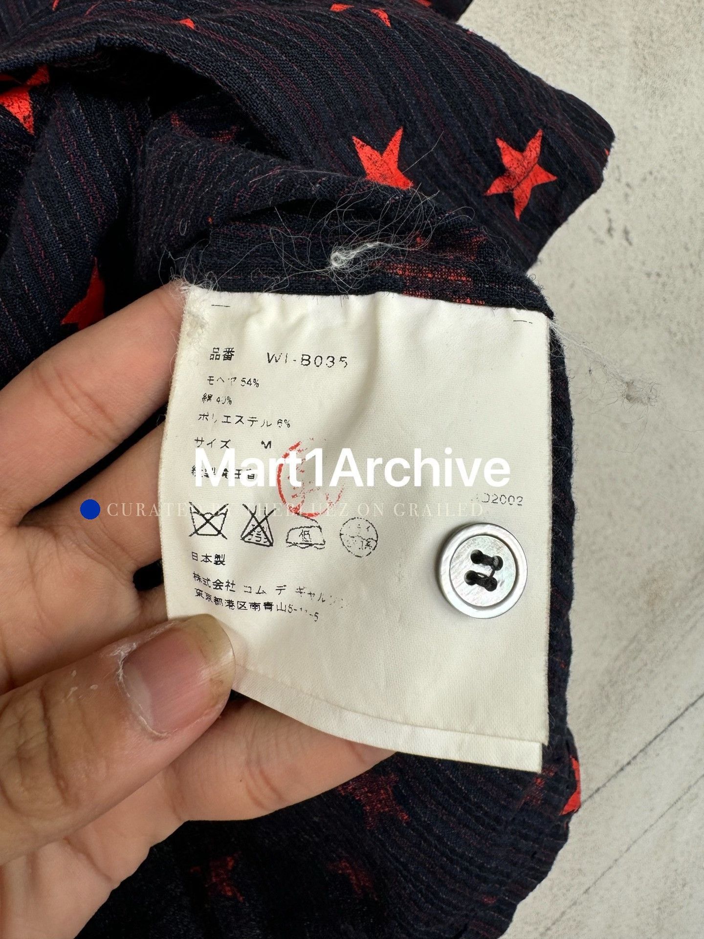 Junya Watanabe Black Short Sleeve Star Print Button-Up Shirt Size US M / EU 48-50 / 2 - 7 Thumbnail