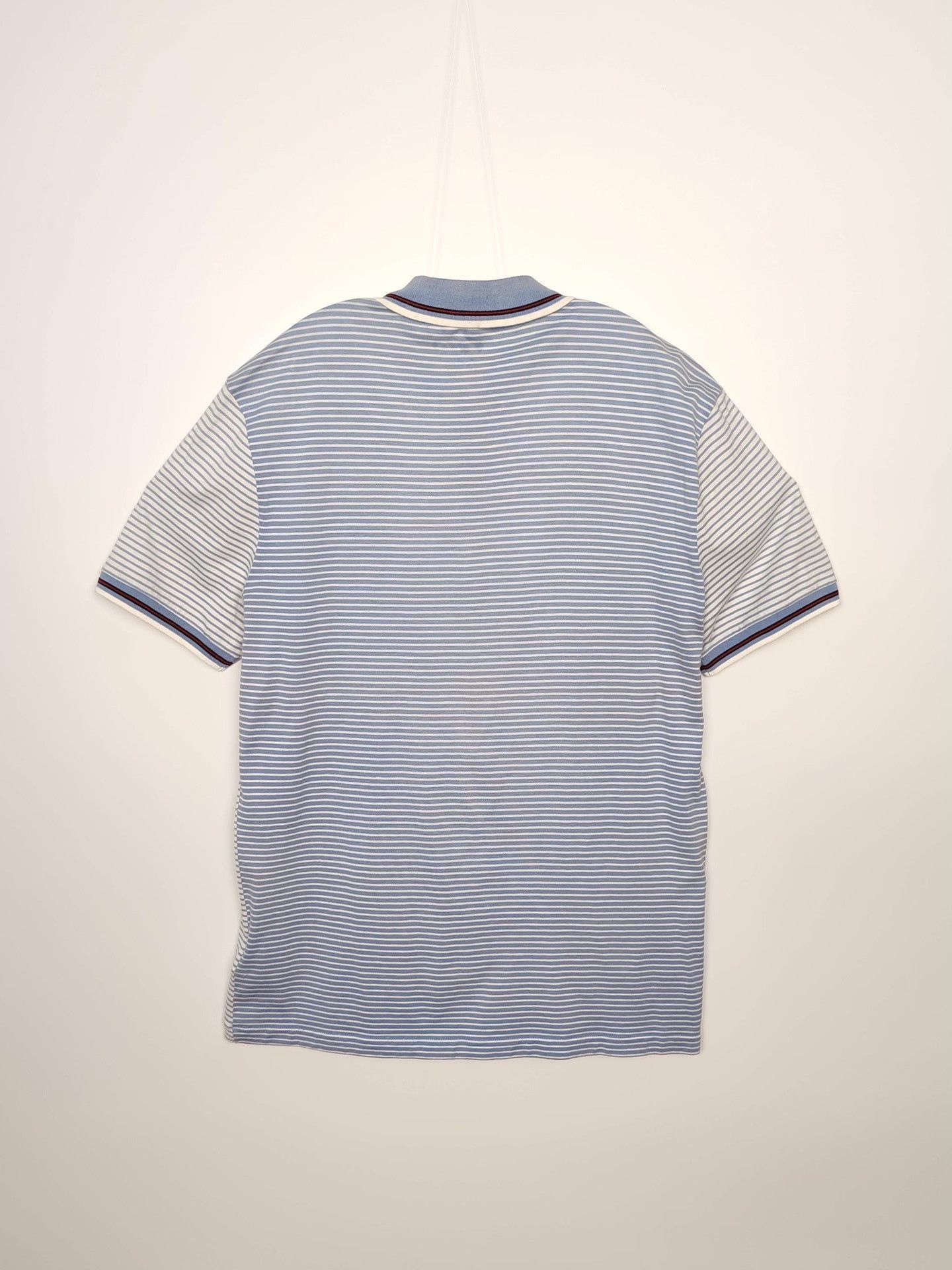 Gucci Blue Striped Short-Sleeve Polo Shirt Size US XL / EU 56 / 4 - 3 Thumbnail