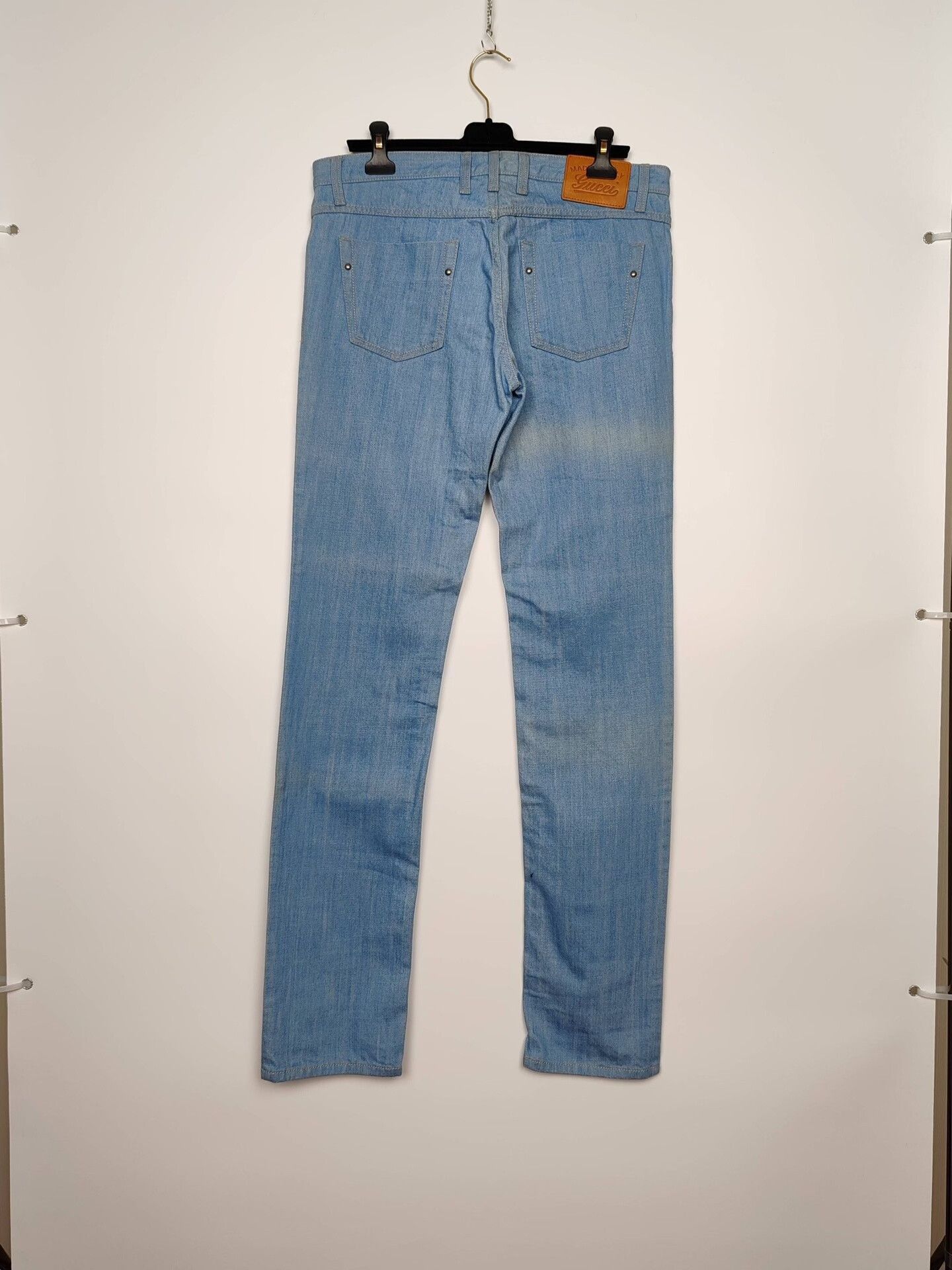 Gucci Blue Denim Pants Size 32 Size US 32 / EU 48 - 3 Thumbnail