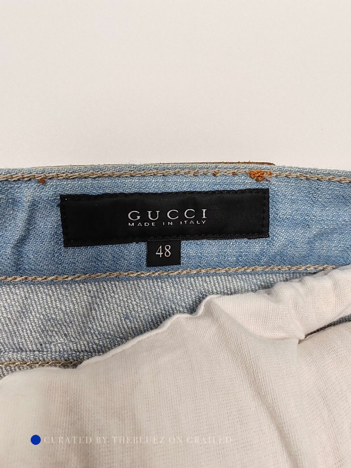 Gucci Blue Denim Pants Size 32 Size US 32 / EU 48 - 4 Thumbnail