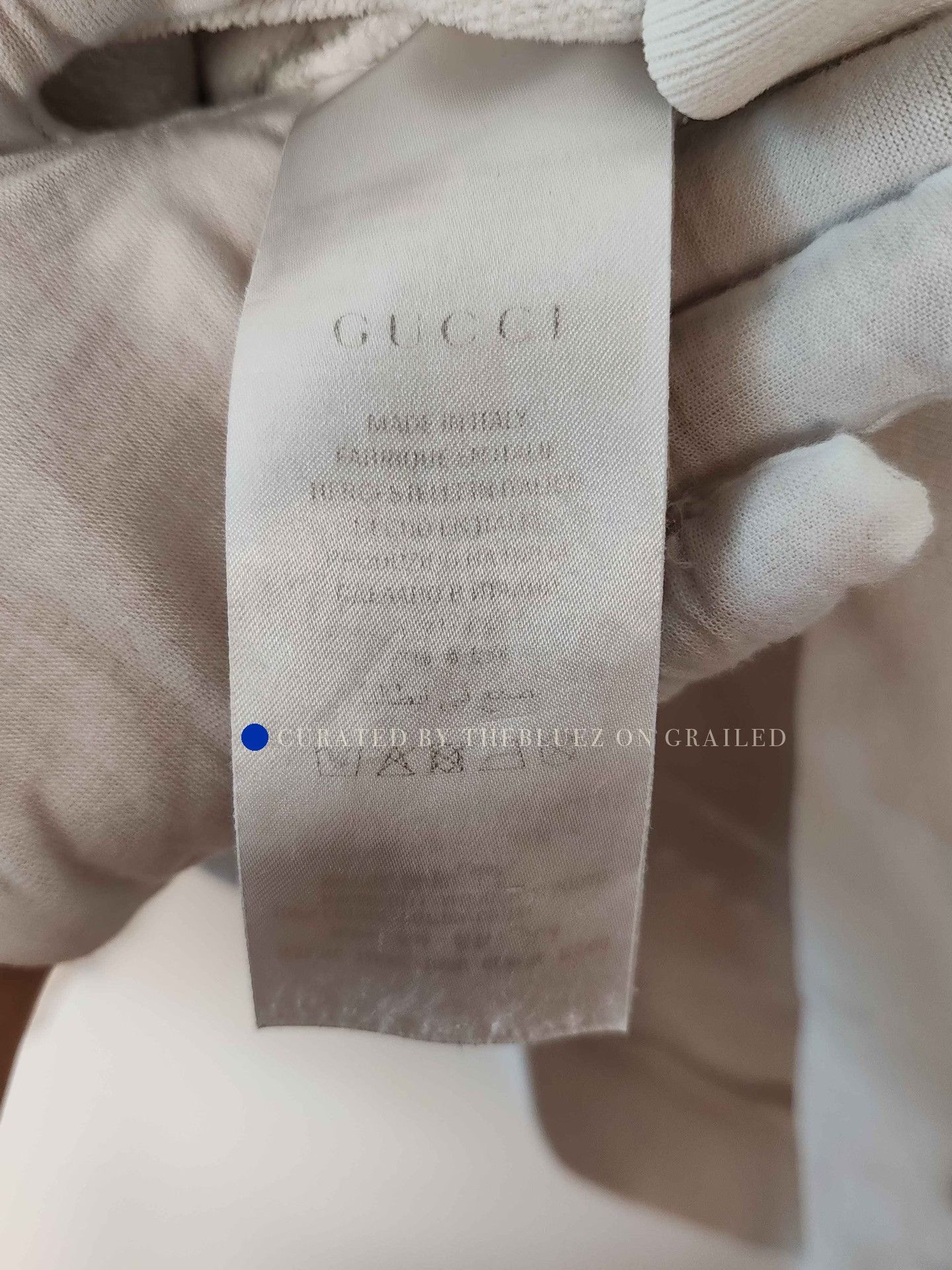 Gucci White Crewneck Sweatshirt with City Print (XS) Size US XS / EU 42 / 0 - 6 Thumbnail
