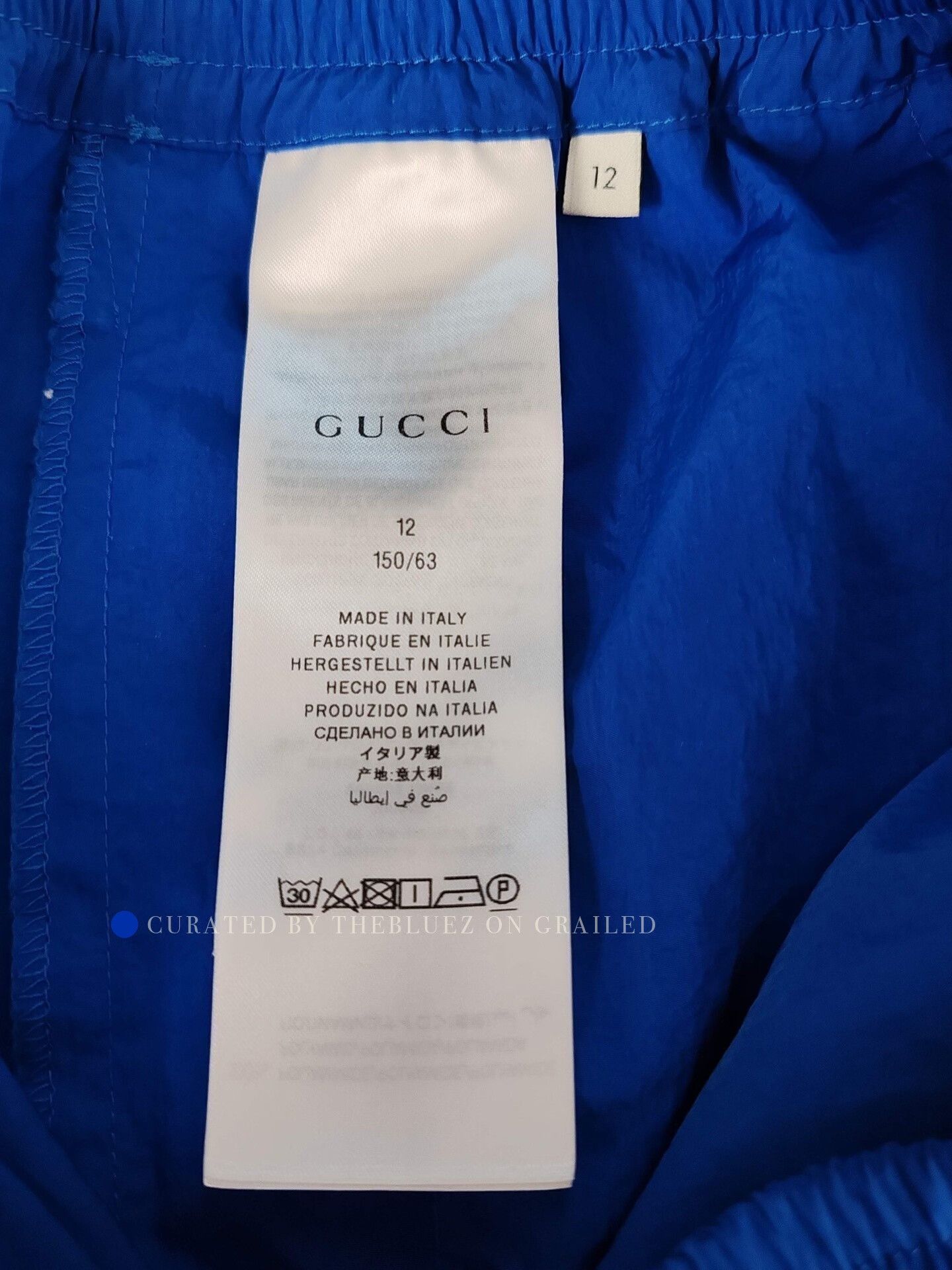 Gucci Multi-Color Striped Shorts with Embroidered Design Size US 30 / EU 46 - 6 Thumbnail
