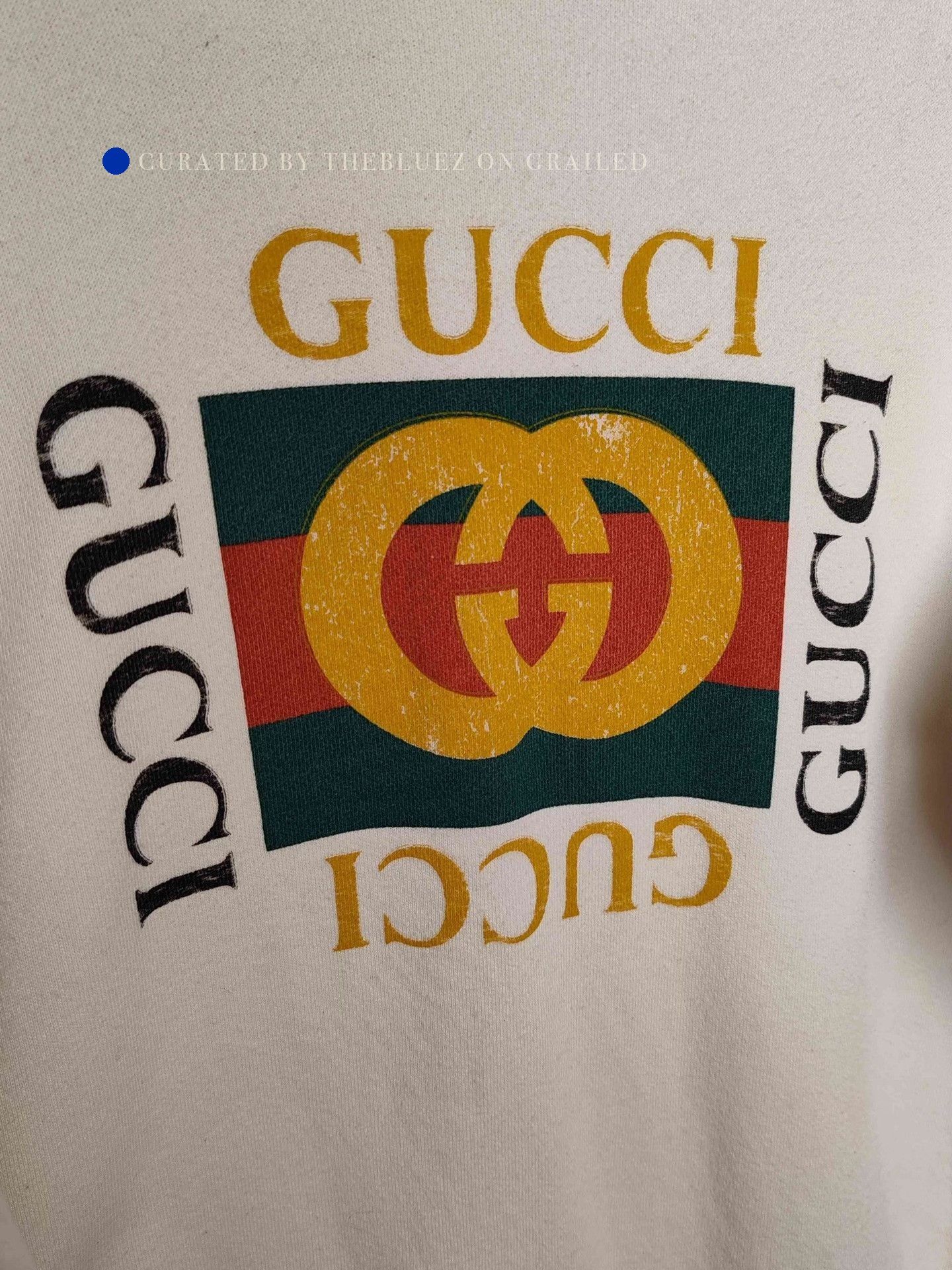 Gucci White Tiger Print Long Sleeve Sweatshirt Size US S / EU 44-46 / 1 - 5 Thumbnail