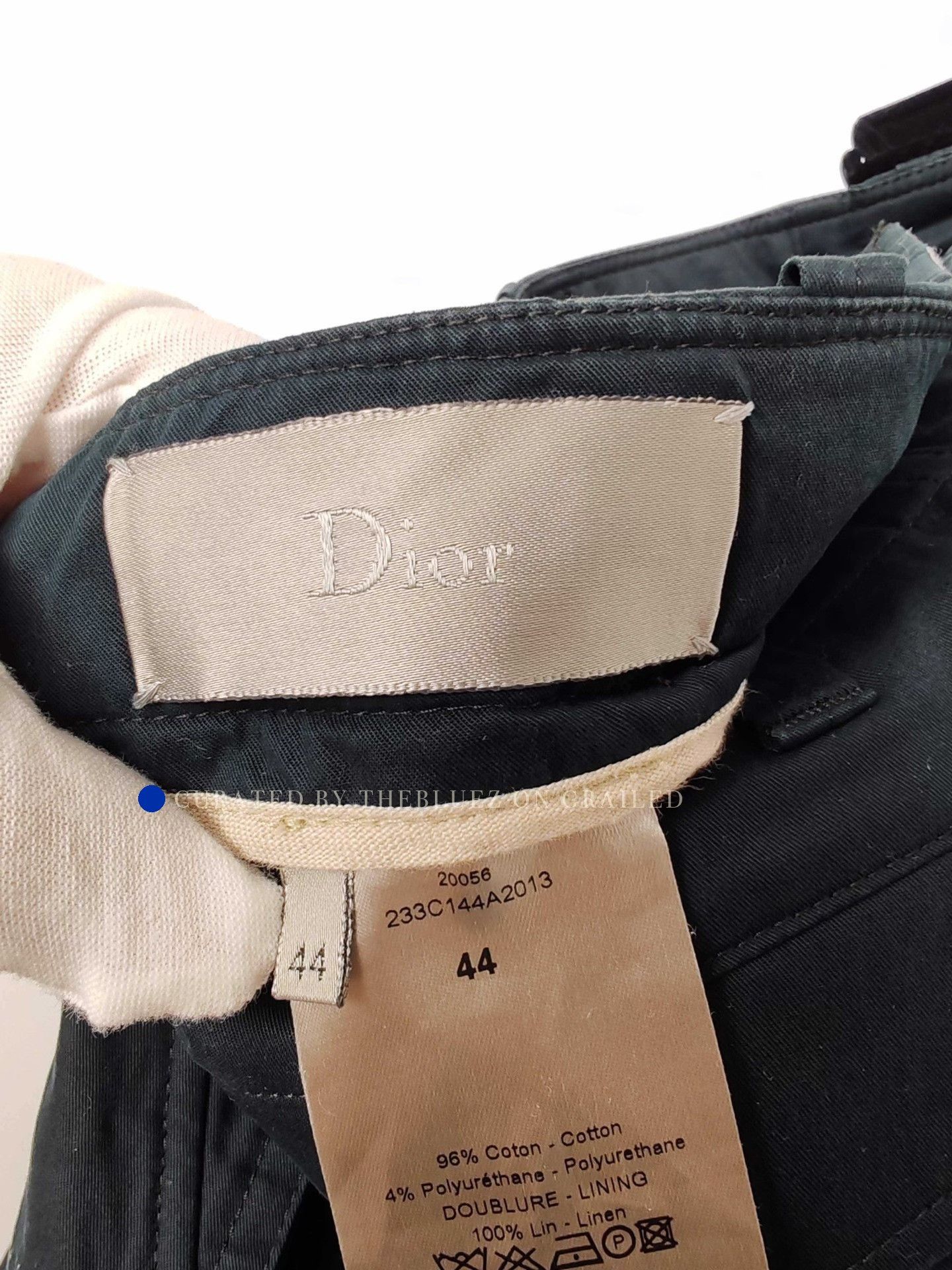 Dior Black Cargo Casual Pants Size 28 Size US 28 / EU 44 - 4 Thumbnail