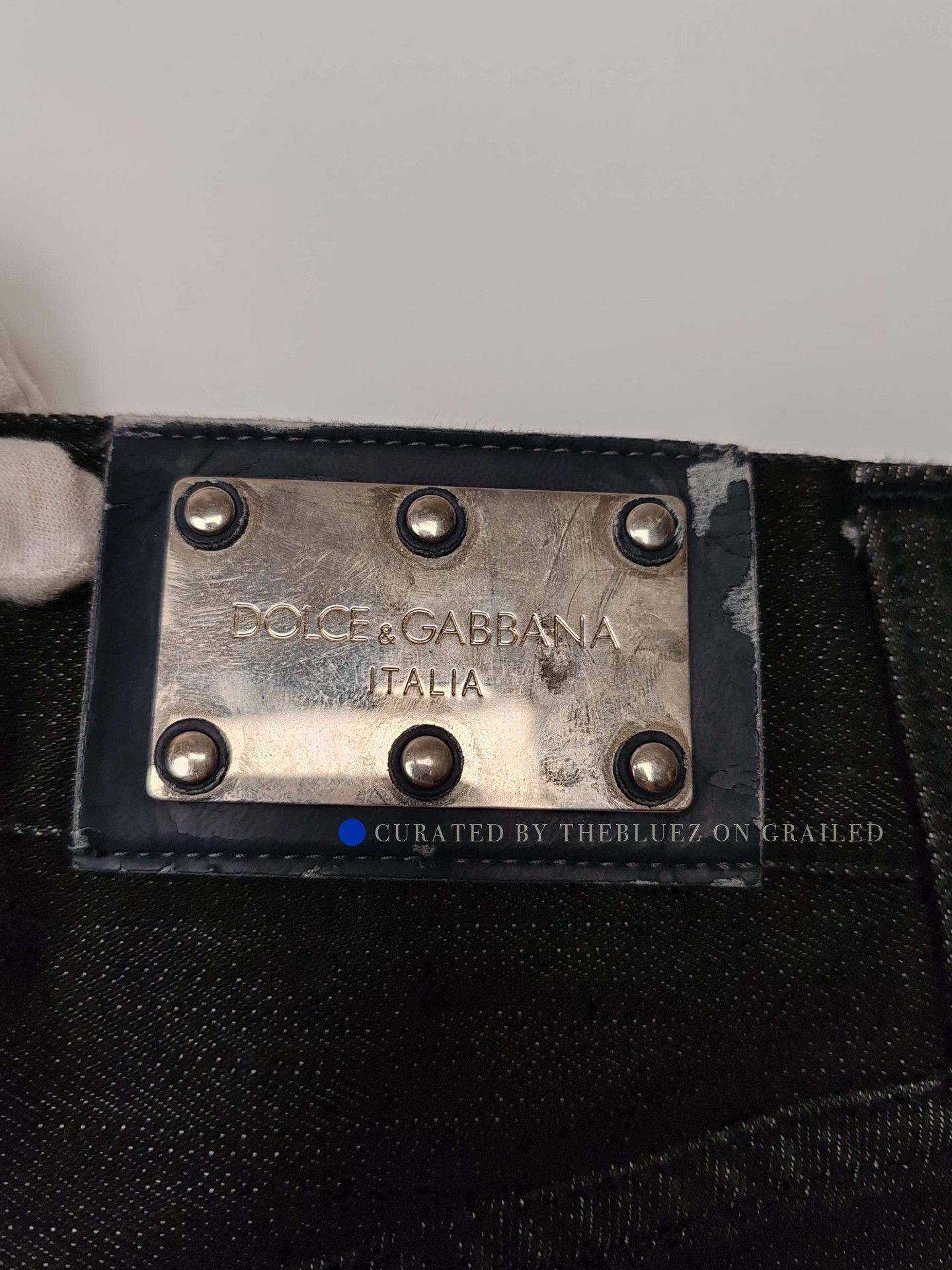 Dolce & Gabbana Black Denim Straight-Leg Pants Size 28 Size US 28 / EU 44 - 6 Thumbnail