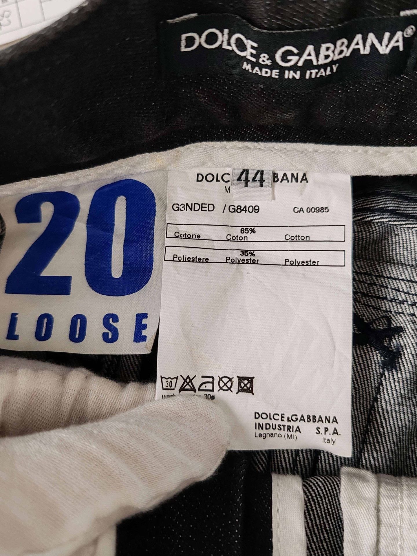 Dolce & Gabbana Black Denim Straight-Leg Pants Size 28 Size US 28 / EU 44 - 7 Thumbnail