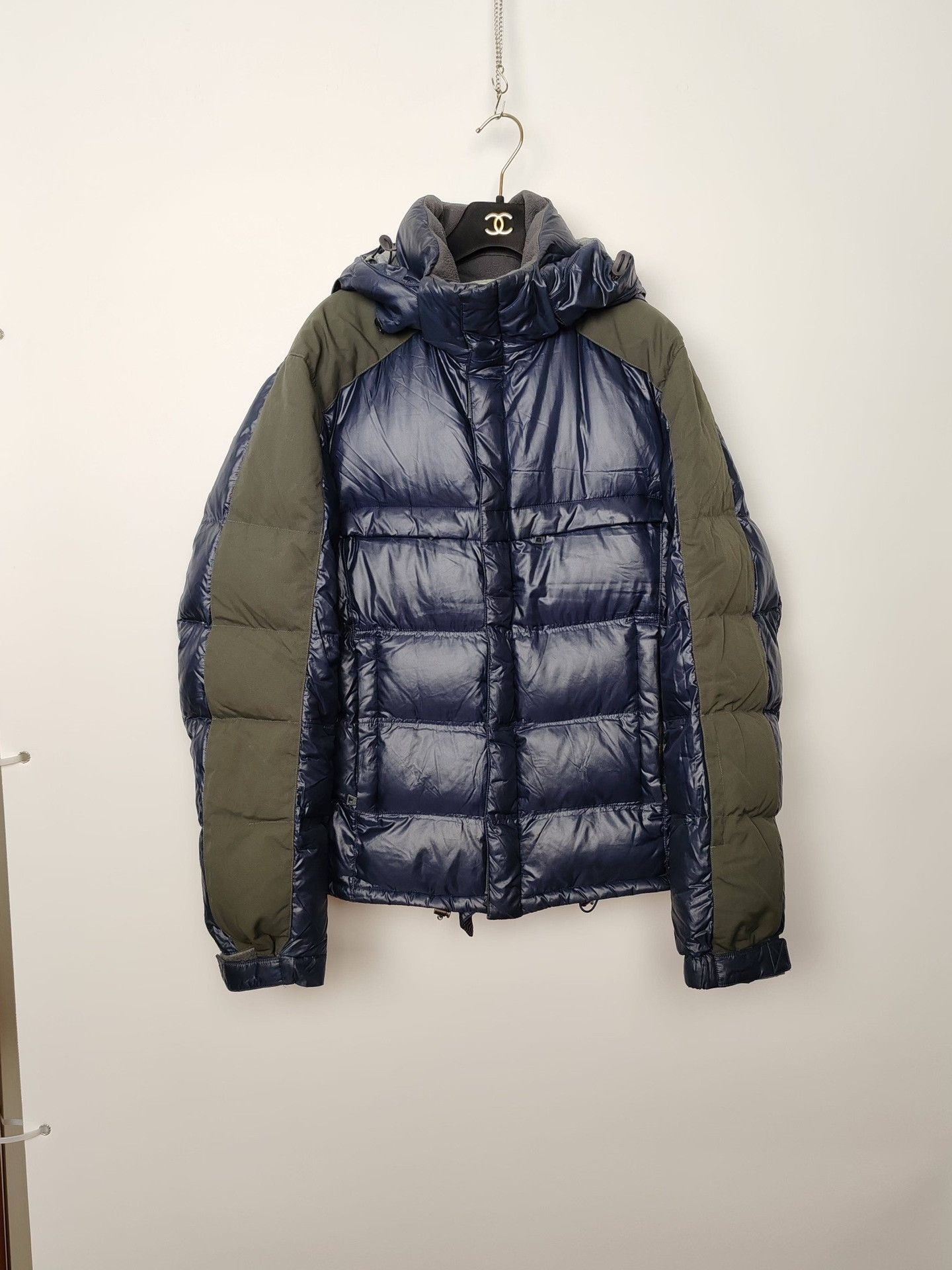 Prada Blue Puffer Jacket with Hood - Size M Size US M / EU 48-50 / 2 - 2 Thumbnail
