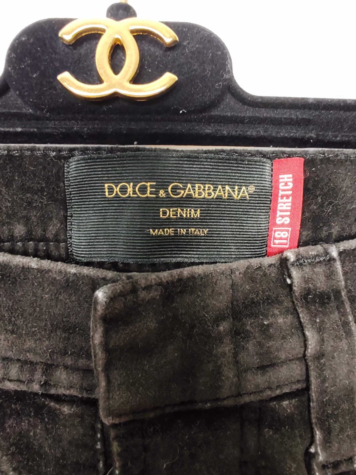 Dolce & Gabbana Black Castle & Key Print Denim Jeans Size 28 Size US 28 / EU 44 - 4 Thumbnail