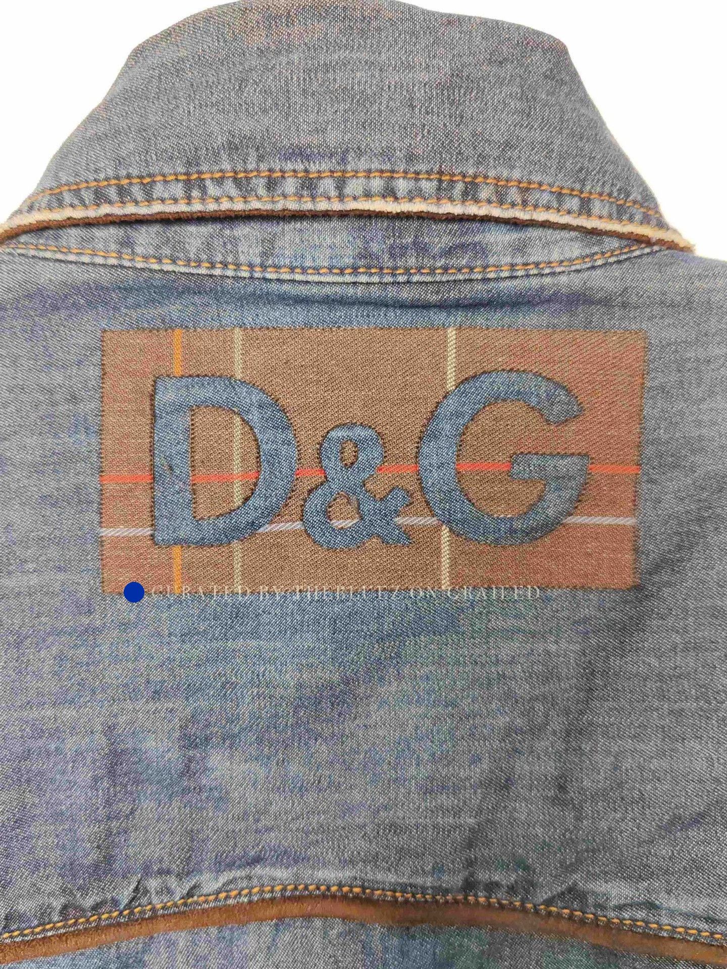 Dolce & Gabbana Blue Denim Long Sleeve Button-Up Shirt Size US M / EU 48-50 / 2 - 7 Thumbnail