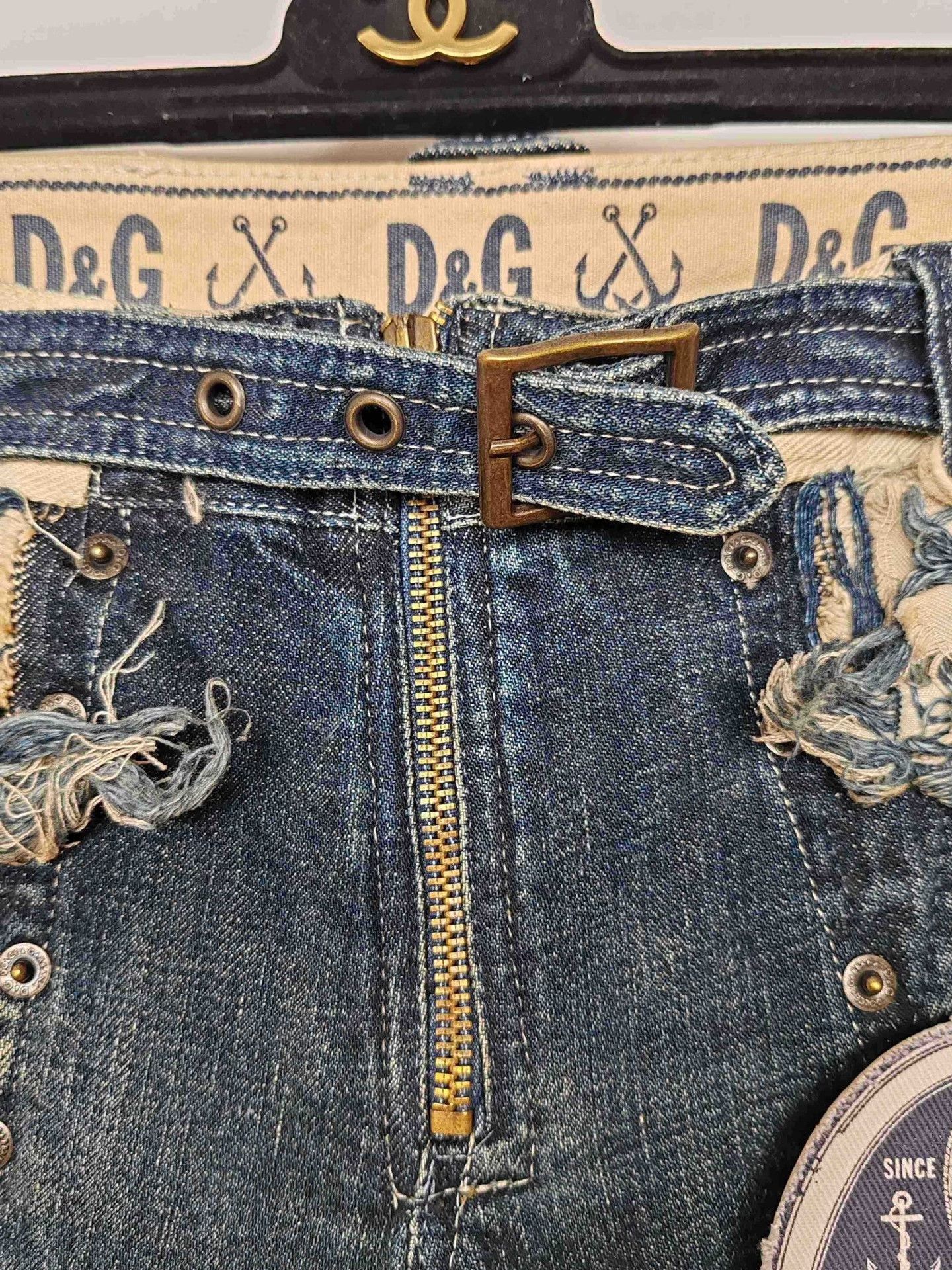 Dolce & Gabbana Blue Distressed Denim Pants Size 32 Size US 32 / EU 48 - 5 Thumbnail