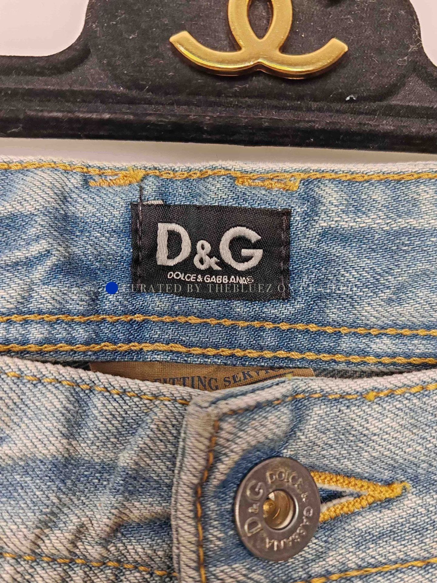 Dolce & Gabbana Blue Denim Jeans - Size 30 Size US 30 / EU 46 - 4 Thumbnail