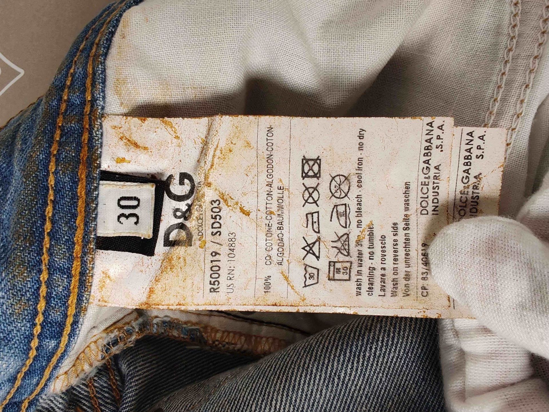 Dolce & Gabbana Blue Denim Jeans Size 30 Size US 30 / EU 46 - 9 Thumbnail