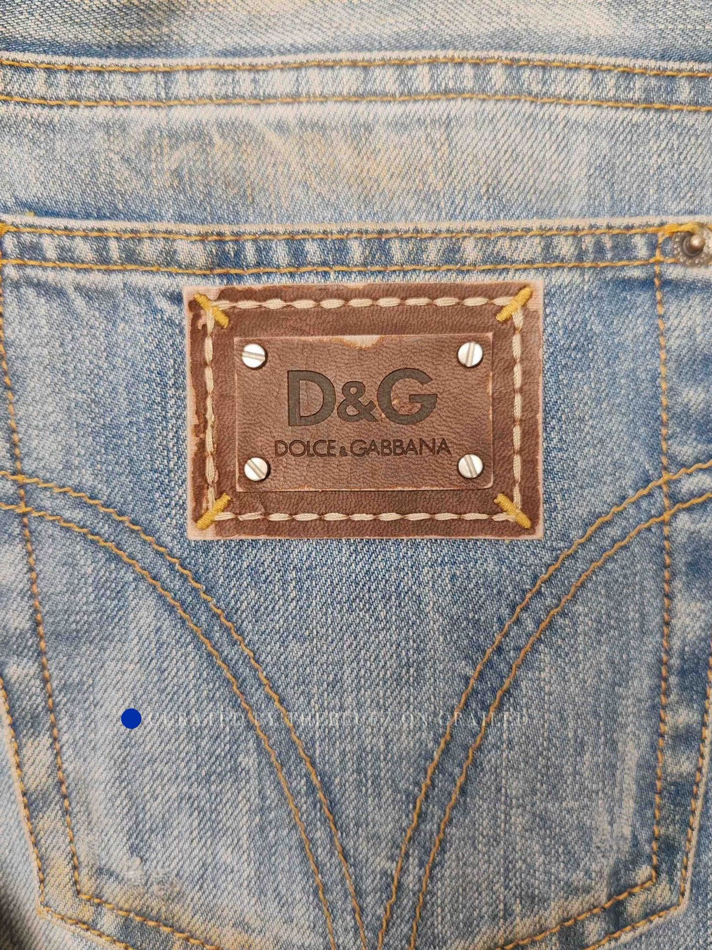 Dolce & Gabbana Blue Denim Jeans Size 30 Size US 30 / EU 46 - 7 Thumbnail