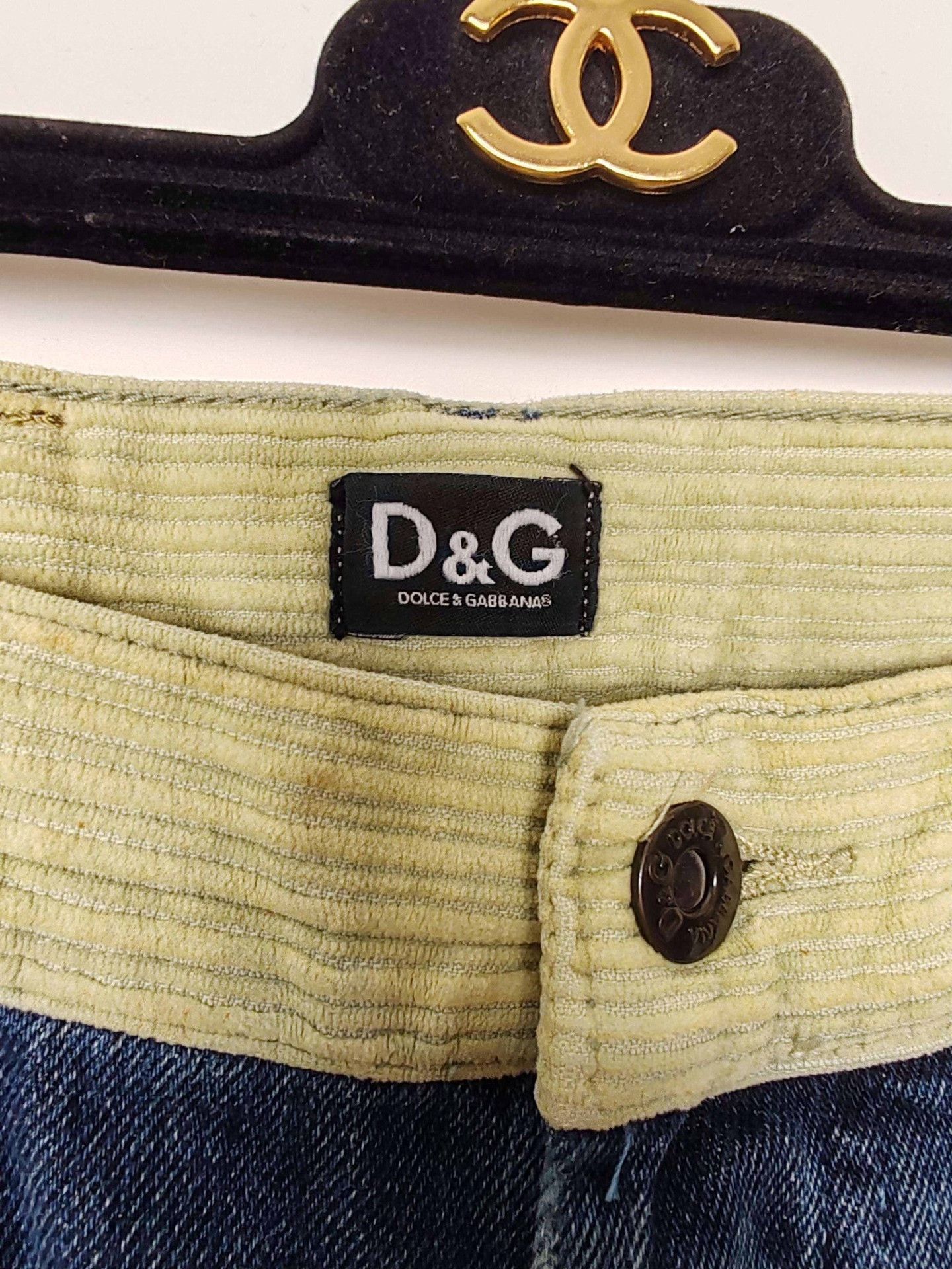 Dolce & Gabbana Blue Denim Jeans with Contrast Waistband Size US 32 / EU 48 - 4 Thumbnail