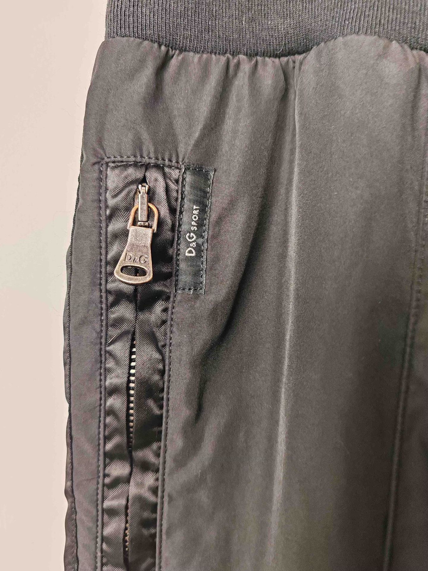 Dolce & Gabbana Black Casual Drawstring Pants with Side Panels Size US 34 / EU 50 - 5 Thumbnail