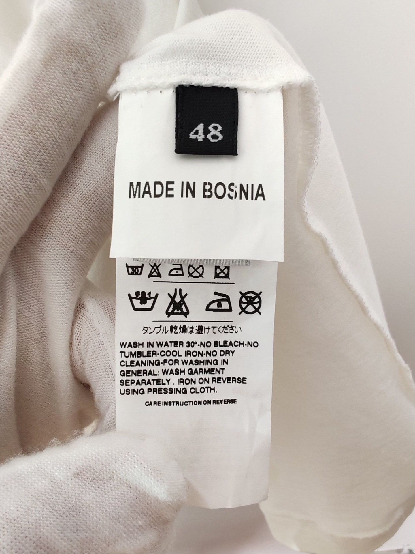 Dolce & Gabbana White Short Sleeve Bow Tie Print Shirt Size US M / EU 48-50 / 2 - 9 Thumbnail