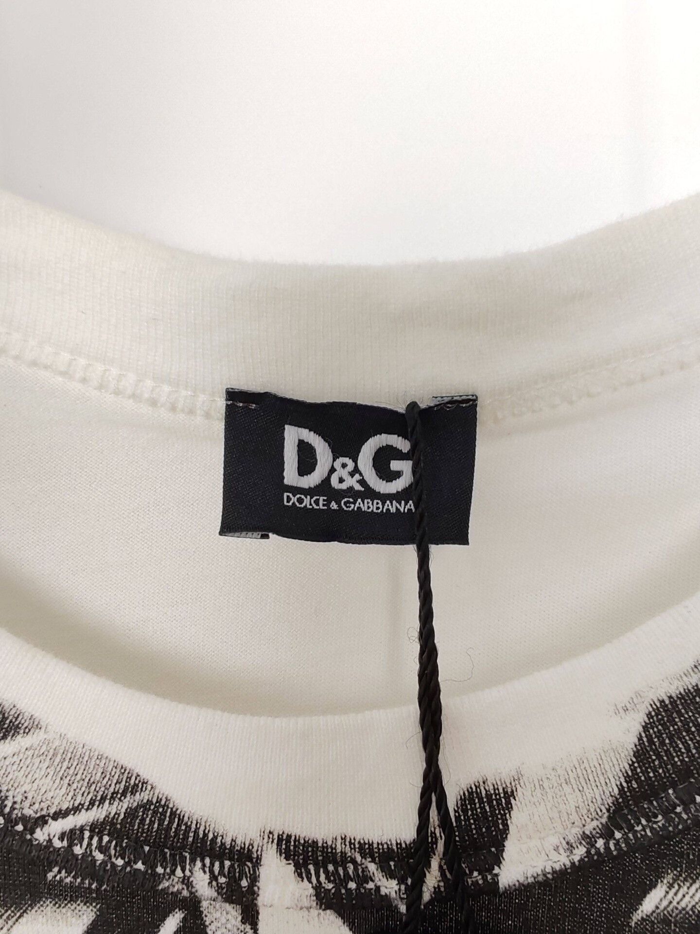 Dolce & Gabbana White Short Sleeve Bow Tie Print Shirt Size US M / EU 48-50 / 2 - 4 Thumbnail