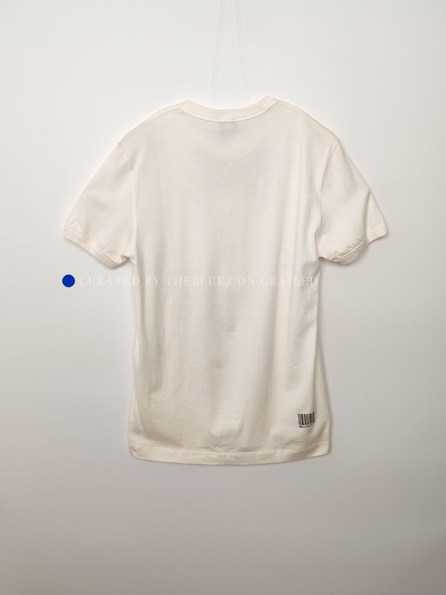 Dolce & Gabbana White Short Sleeve Bow Tie Print T-Shirt Size US M / EU 48-50 / 2 - 3 Thumbnail