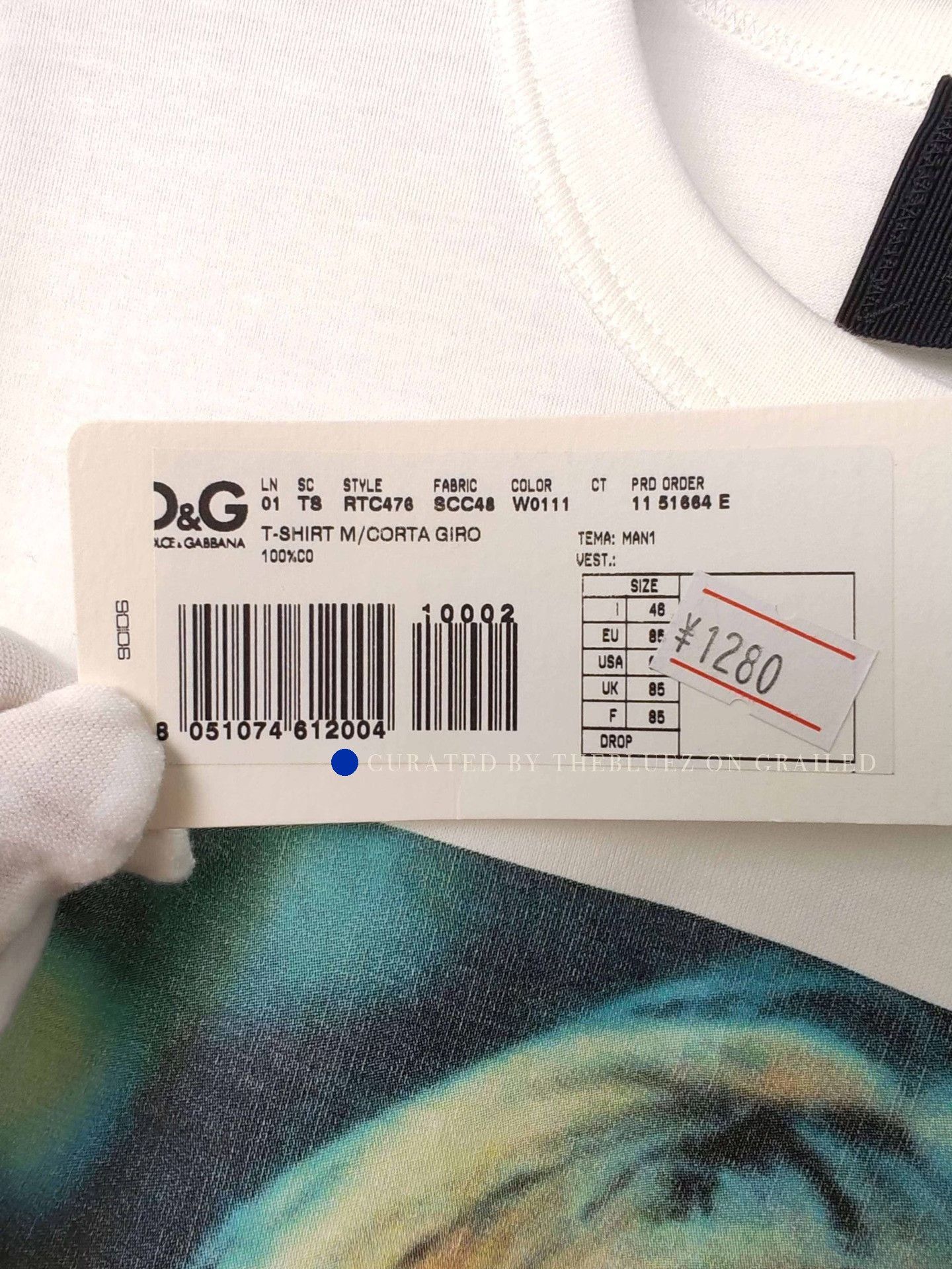 Dolce & Gabbana White Amanda Lear Graphic Short Sleeve T-Shirt Size US S / EU 44-46 / 1 - 5 Thumbnail