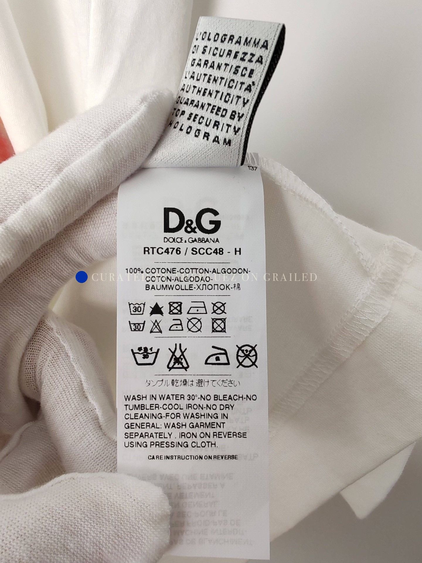 Dolce & Gabbana White Amanda Lear Graphic Short Sleeve T-Shirt Size US S / EU 44-46 / 1 - 8 Thumbnail