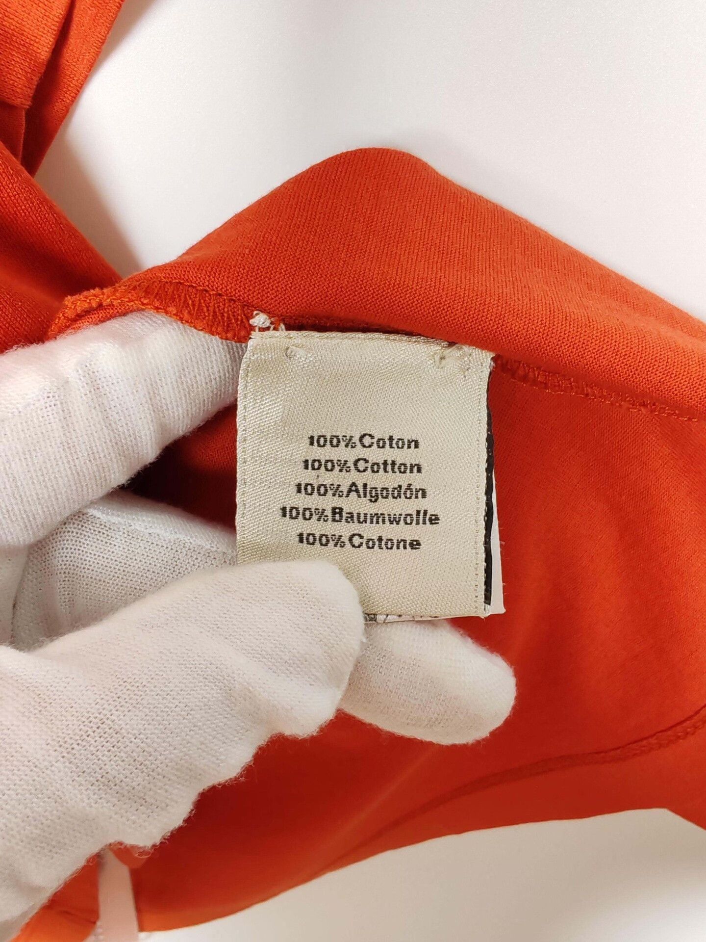 Hermes Orange Graphic Short-Sleeve Shirt Size US S / EU 44-46 / 1 - 5 Thumbnail