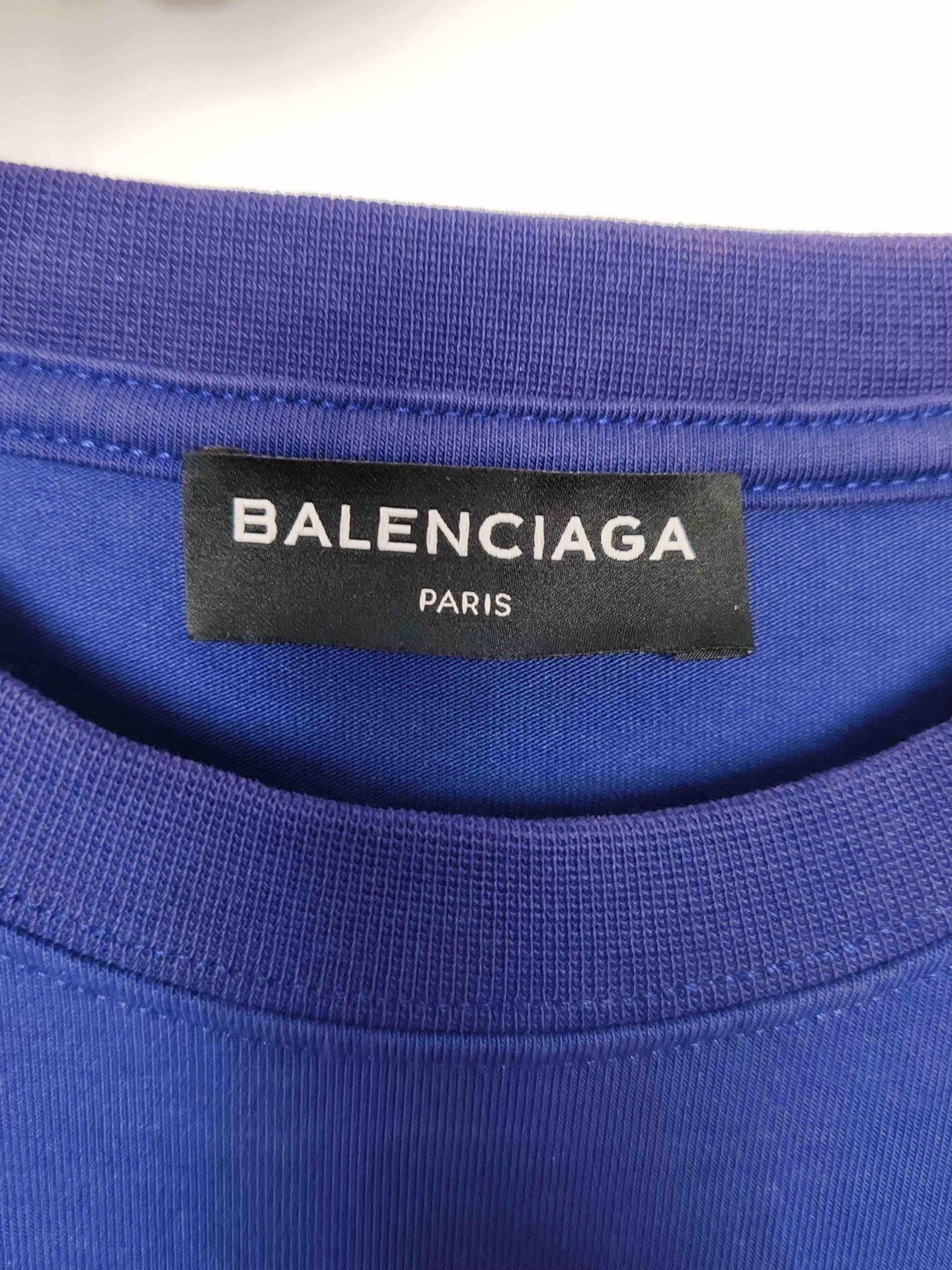 Balenciaga Blue Short-Sleeve Casual T-Shirt Size US XS / EU 42 / 0 - 4 Thumbnail