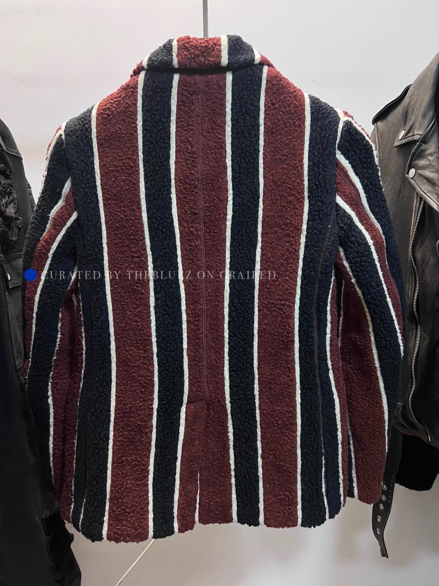 Undercover Red Striped Fleece Jacket - Size S Size US S / EU 44-46 / 1 - 2 Thumbnail