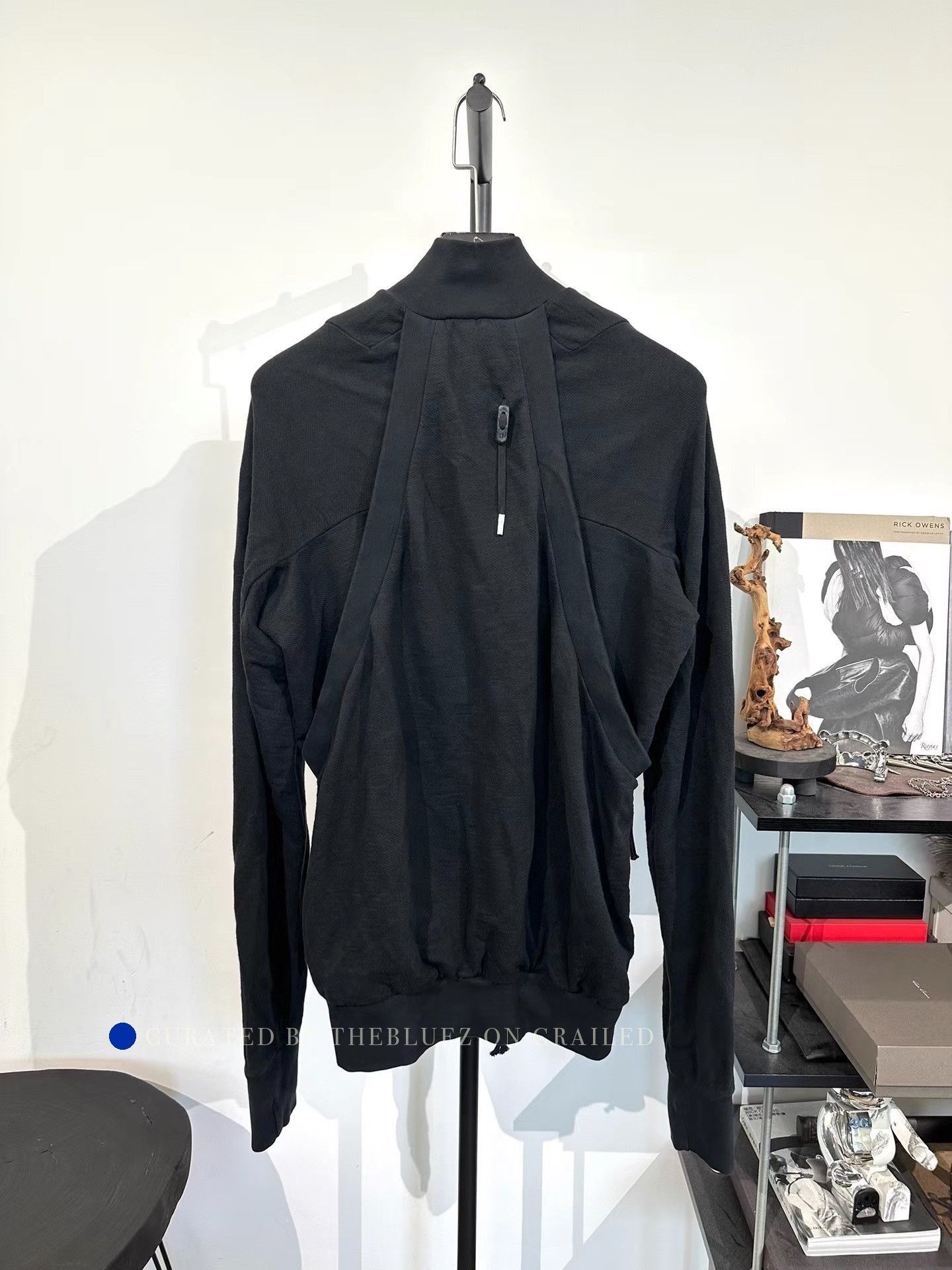 Boris Bidjan Saberi Black Long Sleeve Bomber Jacket Size US M / EU 48-50 / 2 - 2 Thumbnail
