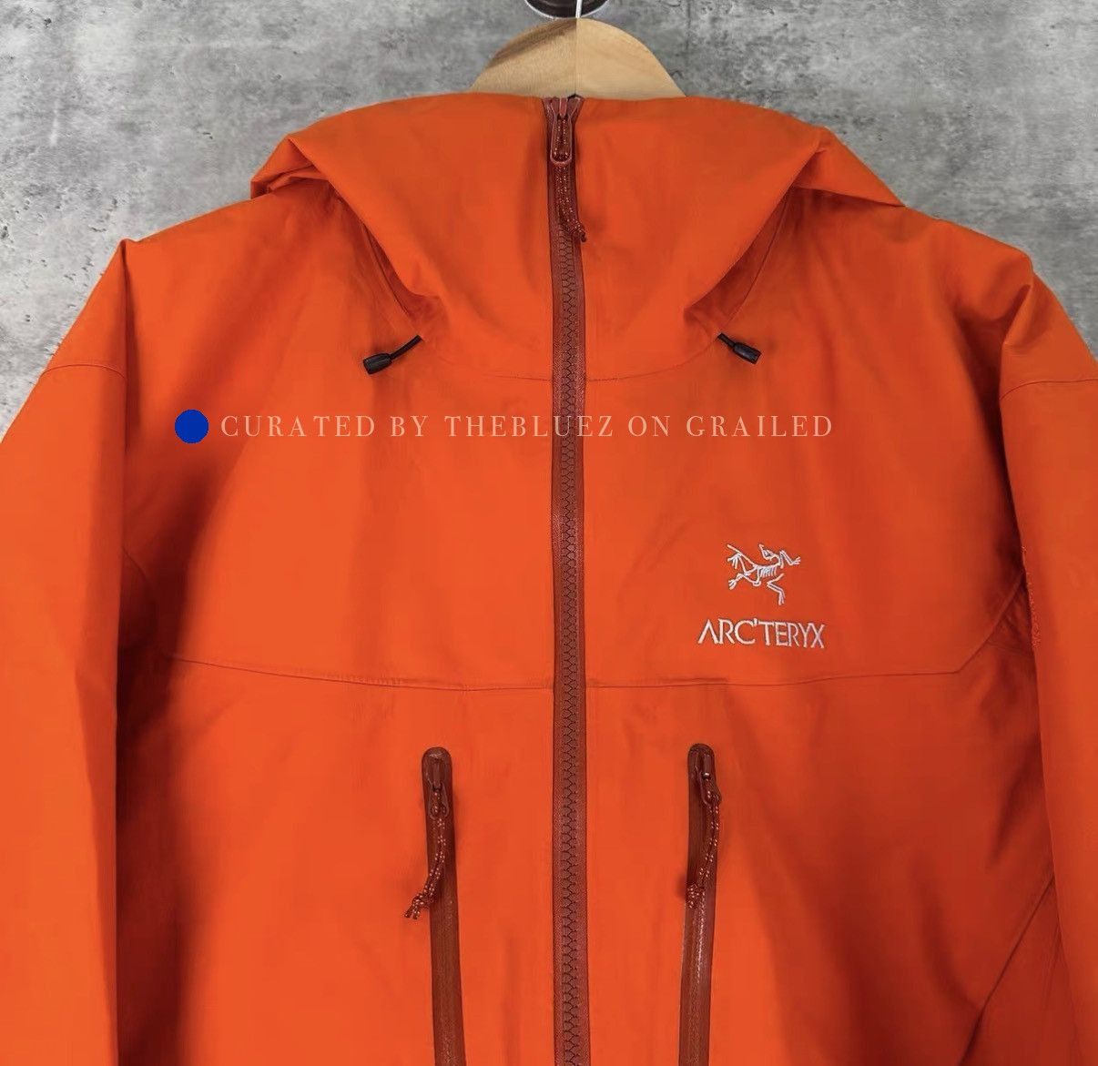 Arc'teryx Orange Hooded Zip-Up Jacket Size L Size US L / EU 52-54 / 3 - 3 Thumbnail