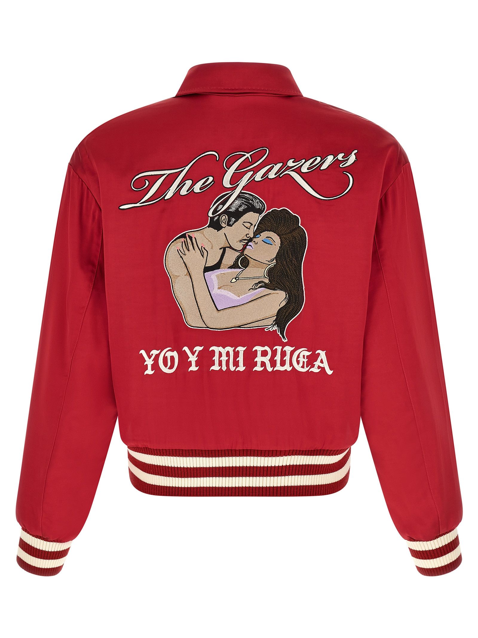 Second/Layer 'Aces Satin Club' bomber jacket Size US XL / EU 56 / 4 - 2 Thumbnail