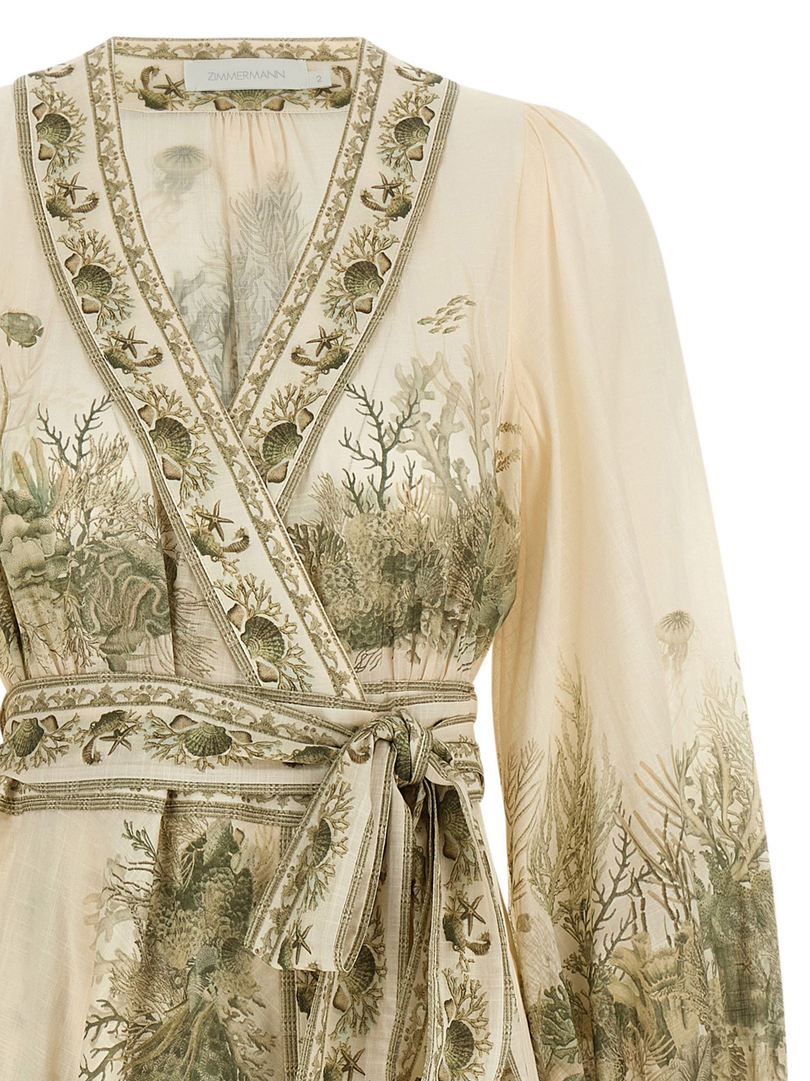 Zimmermann 'Wanderlust Wrap Midi' dress Size S / US 4 / IT 40 - 3 Thumbnail