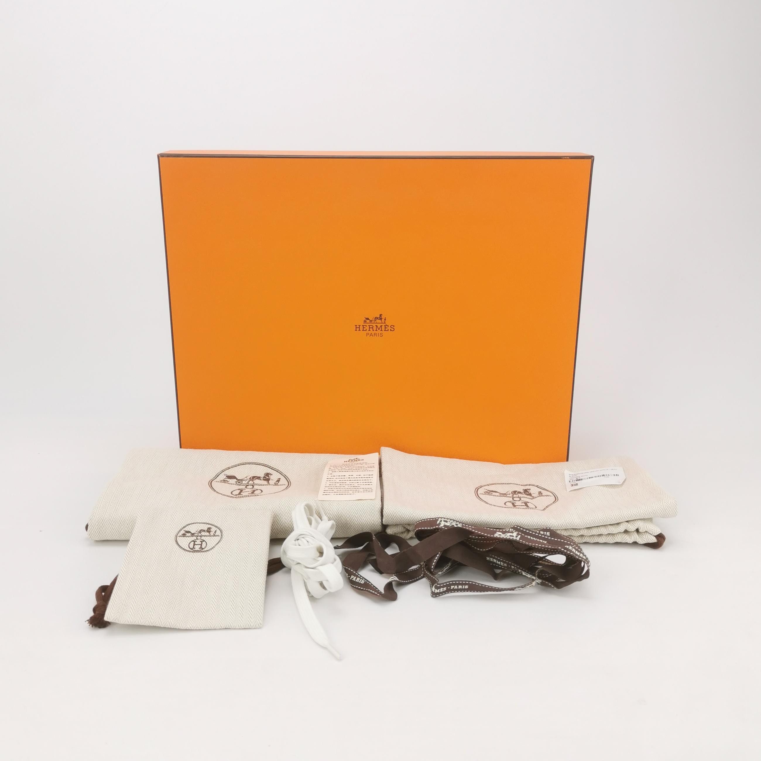Hermes Hermes Women 6-5 Lowtop Sneakers Size US 6.5 / IT 36.5 - 6 Thumbnail
