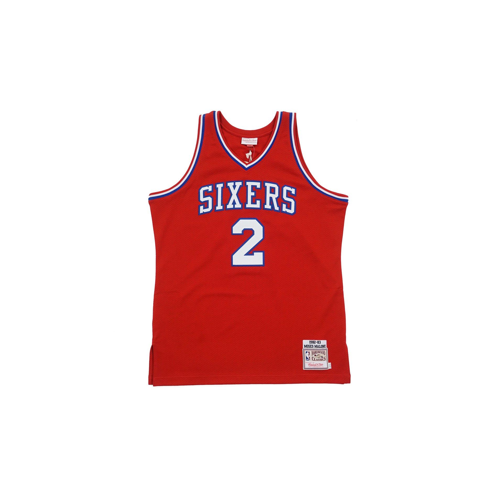 Mitchell & Ness Philadelphia 76ers Moses Malone 1982-83 Jersey | Grailed