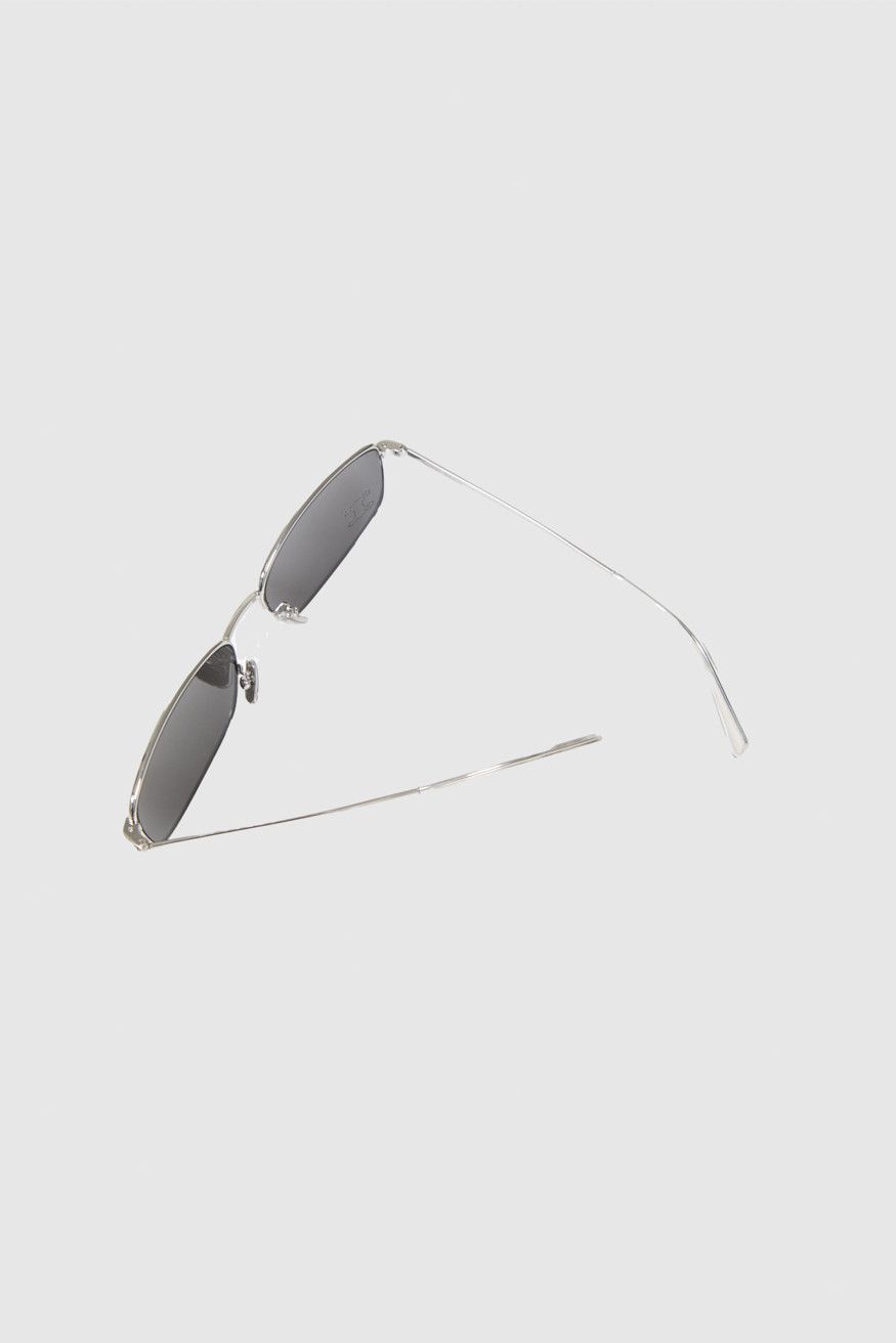 Celine Silver Metal Triomphe Rhinestone Sunglasses Size ONE SIZE - 8 Thumbnail