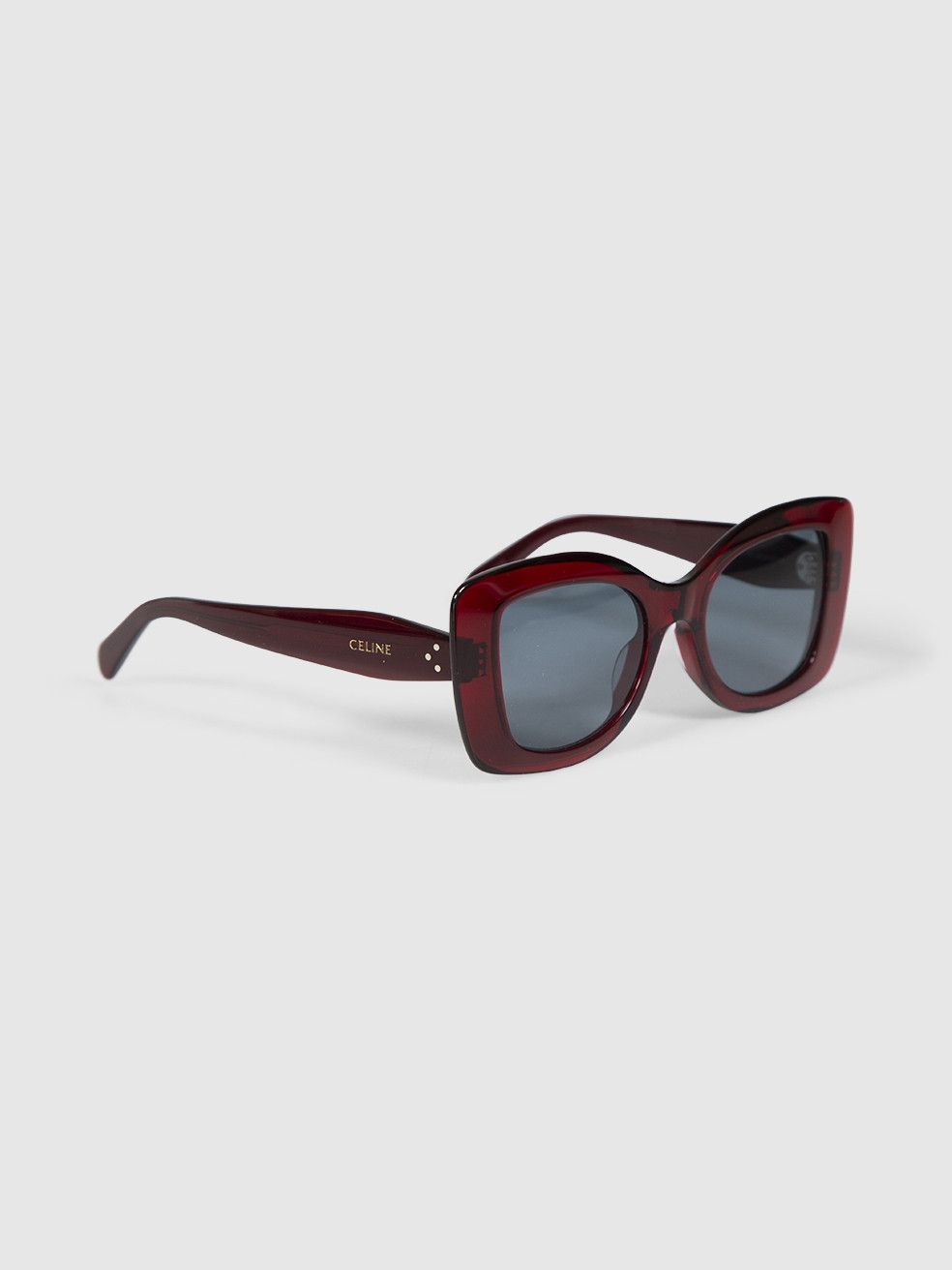 Celine Red Butterfly Sunglasses Size ONE SIZE - 4 Thumbnail