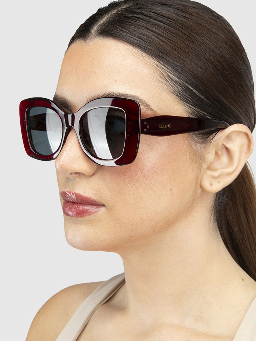 Celine Red Butterfly Sunglasses Size ONE SIZE - 2 Thumbnail