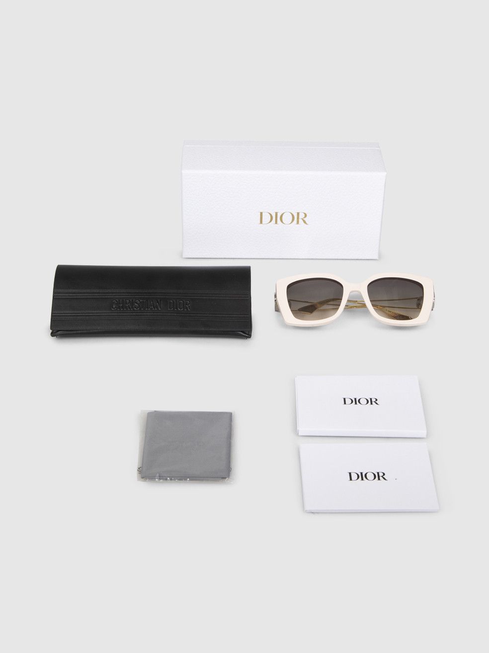 Dior Pink Butterfly 30Montaigne S13I Sunglasses Size ONE SIZE - 3 Thumbnail