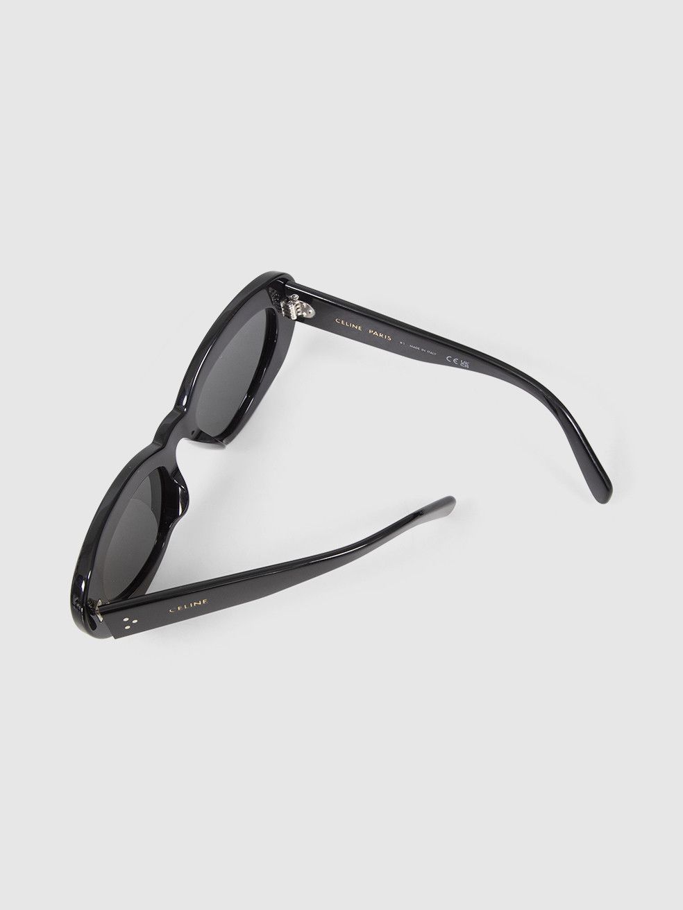Celine Black Oversized Cat Eye 3 Dots Sunglasses Size ONE SIZE - 8 Thumbnail