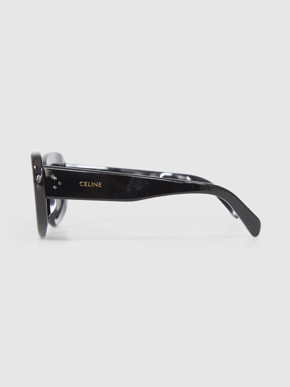 Celine Black Oversized Cat Eye 3 Dots Sunglasses Size ONE SIZE - 6 Thumbnail