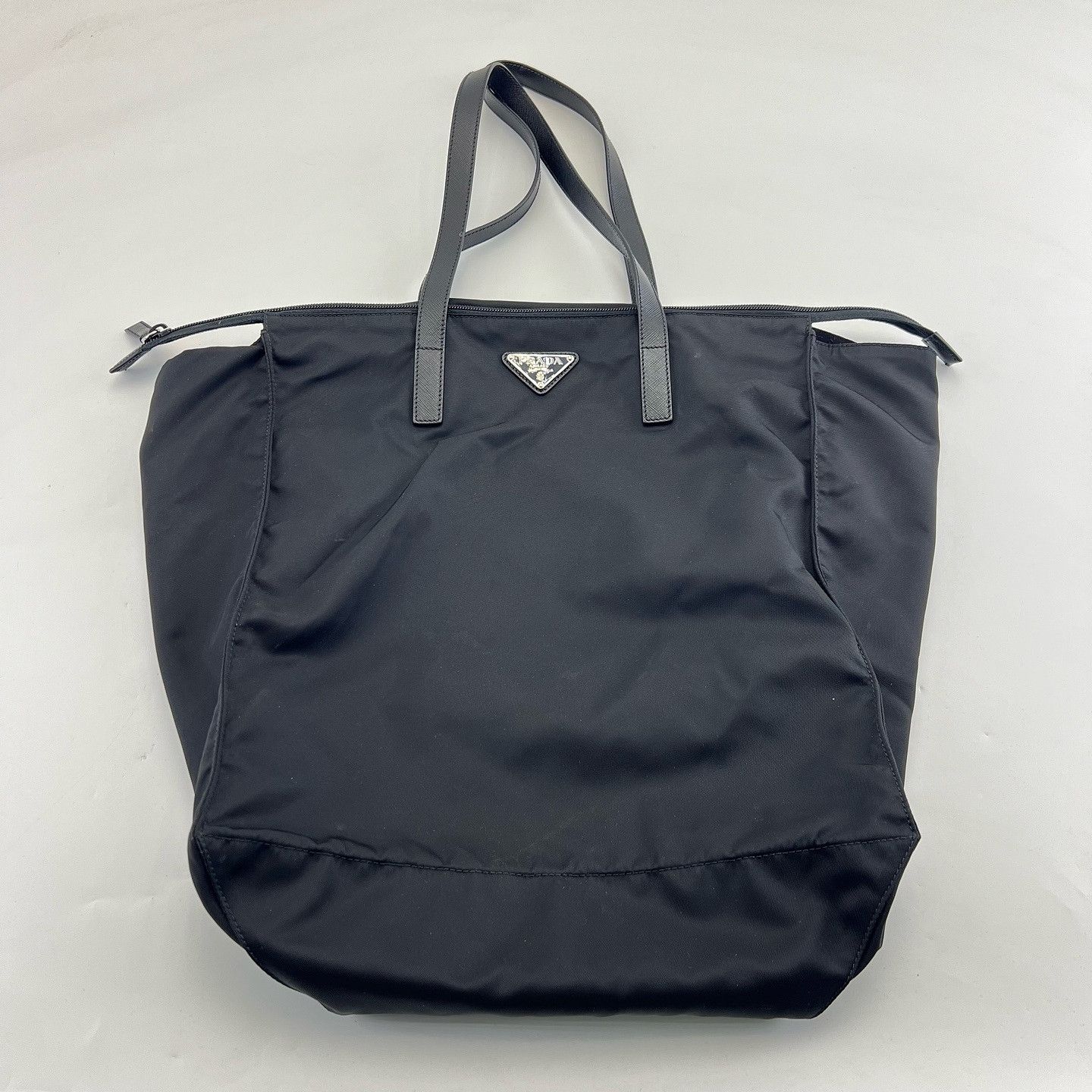 Prada Prada Vela Nylon Triangle Logo Tote Bag Size ONE SIZE - 2 Thumbnail