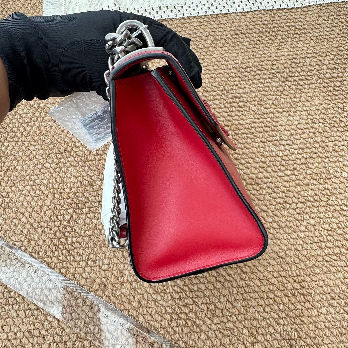 Prada Prada Saffiano Leather Chain Shoulder Bag Size ONE SIZE - 13 Thumbnail