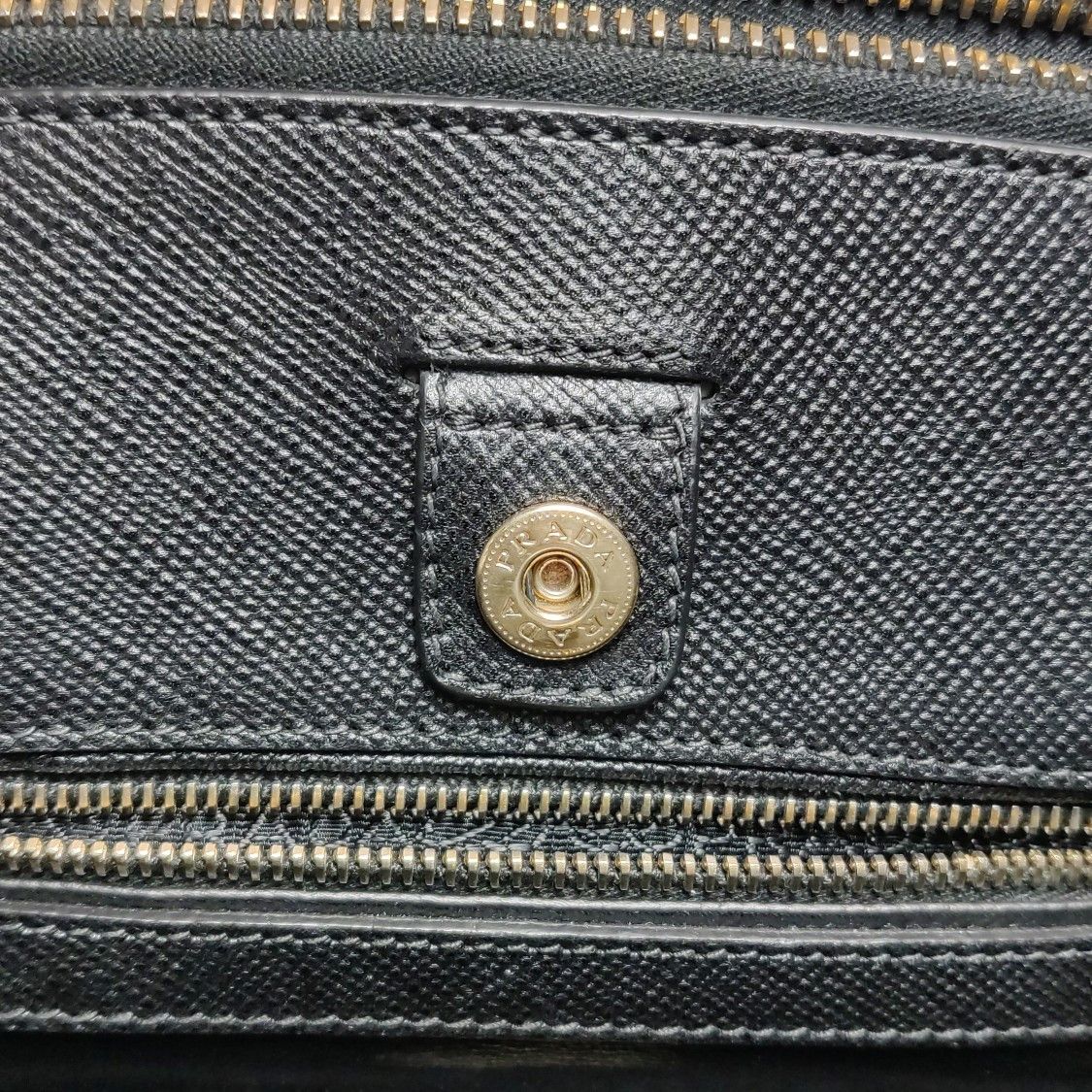 Prada PRADA Saffiano Leather Handle Bag Size ONE SIZE - 9 Thumbnail