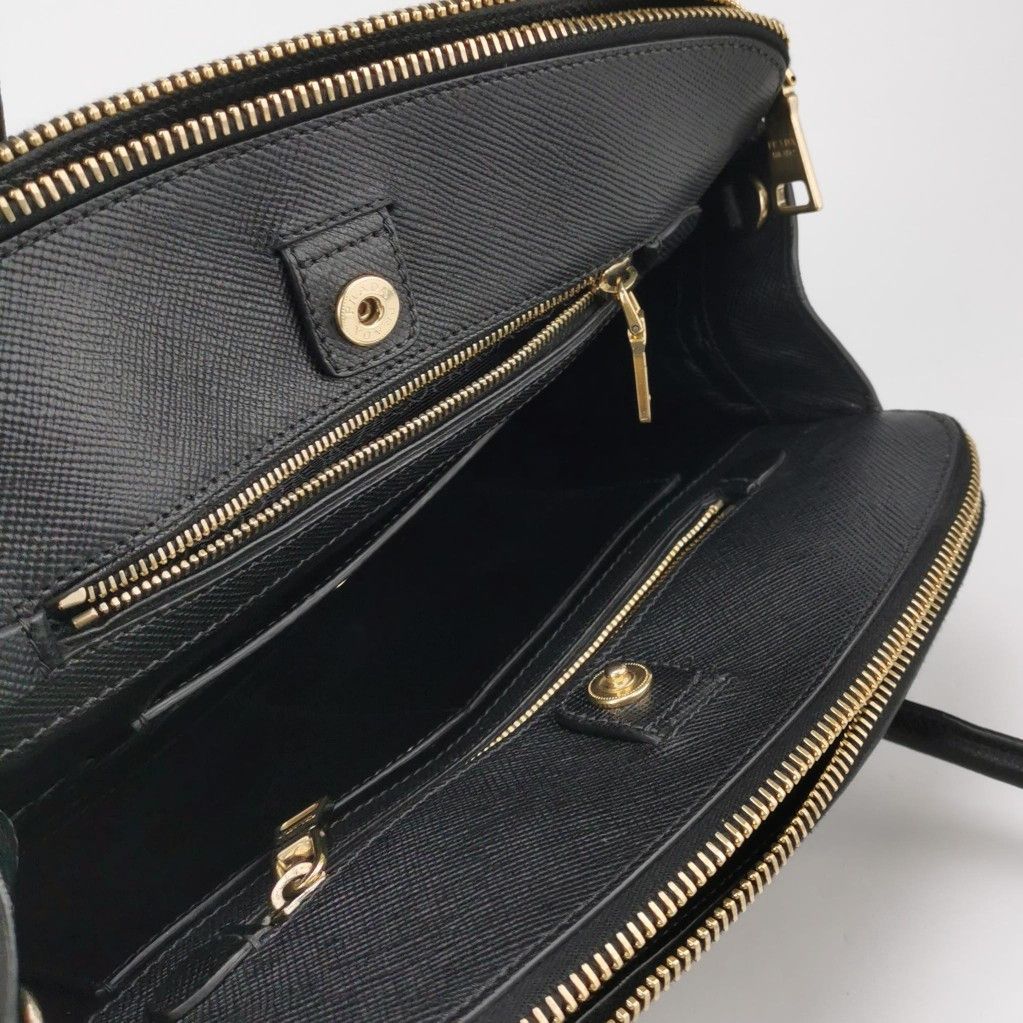 Prada PRADA Saffiano Leather Handle Bag Size ONE SIZE - 5 Thumbnail