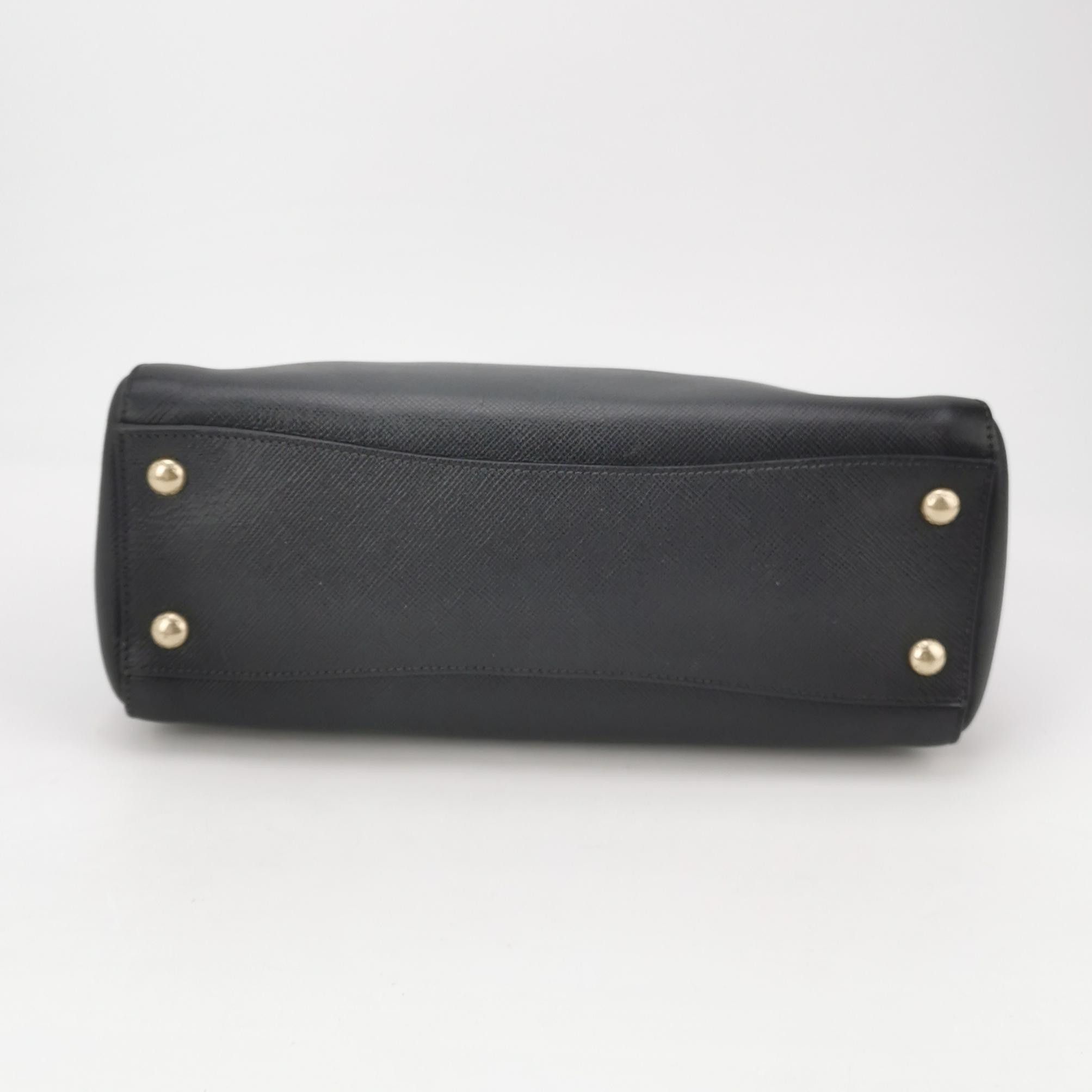 Prada PRADA Saffiano Leather Handle Bag Size ONE SIZE - 4 Thumbnail