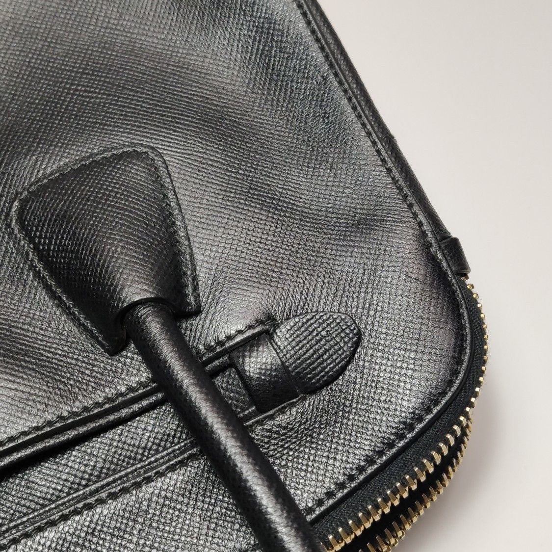 Prada PRADA Saffiano Leather Handle Bag Size ONE SIZE - 18 Thumbnail